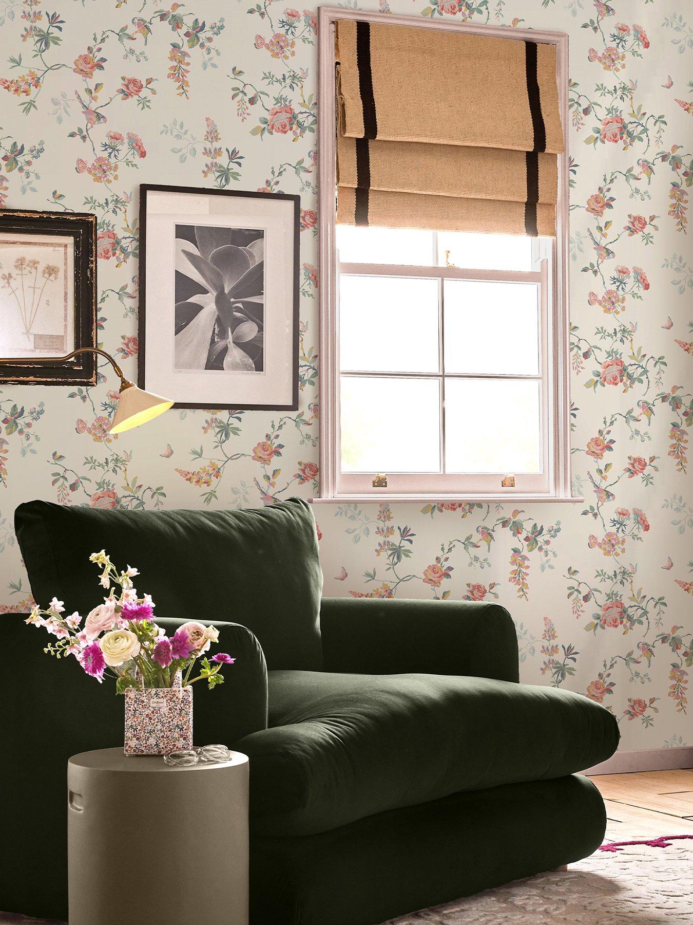 undefined Birds & Roses Spring Wallpaper