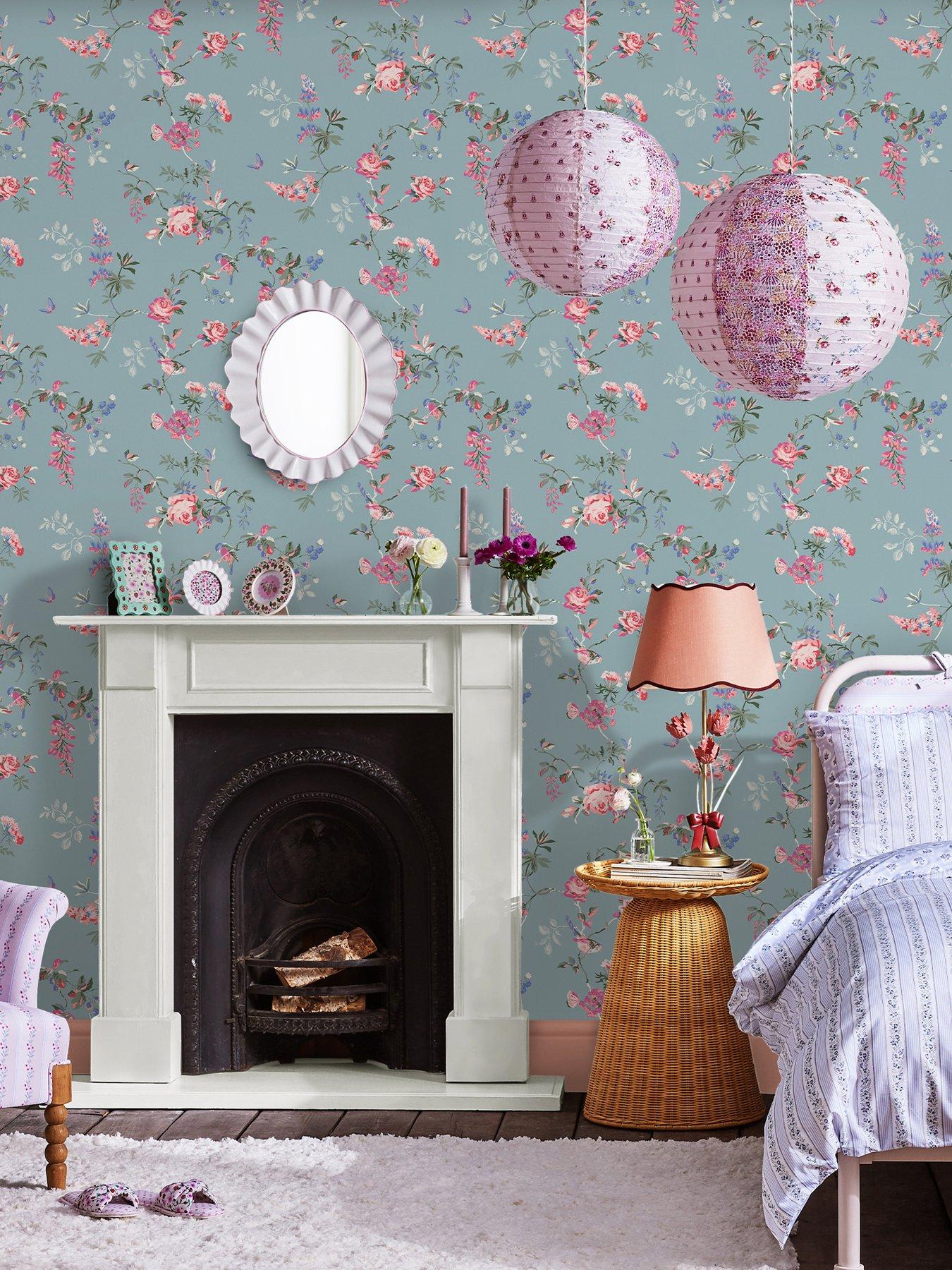 cath-kidston-birds-roses-summer-wallpaper