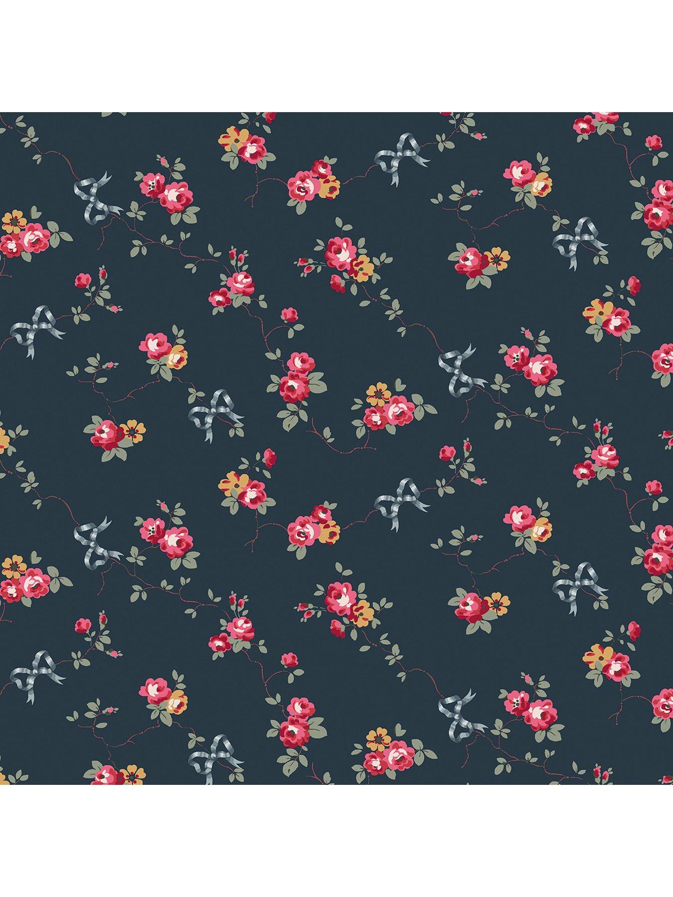 cath-kidston-rose-amp-bows-navy-wallpaperstillFront