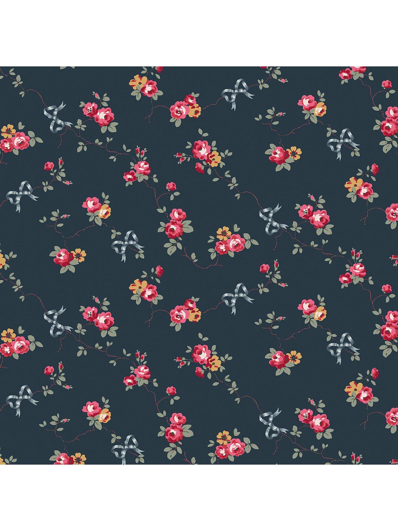 cath-kidston-rose-bows-navy-wallpaperstillFront