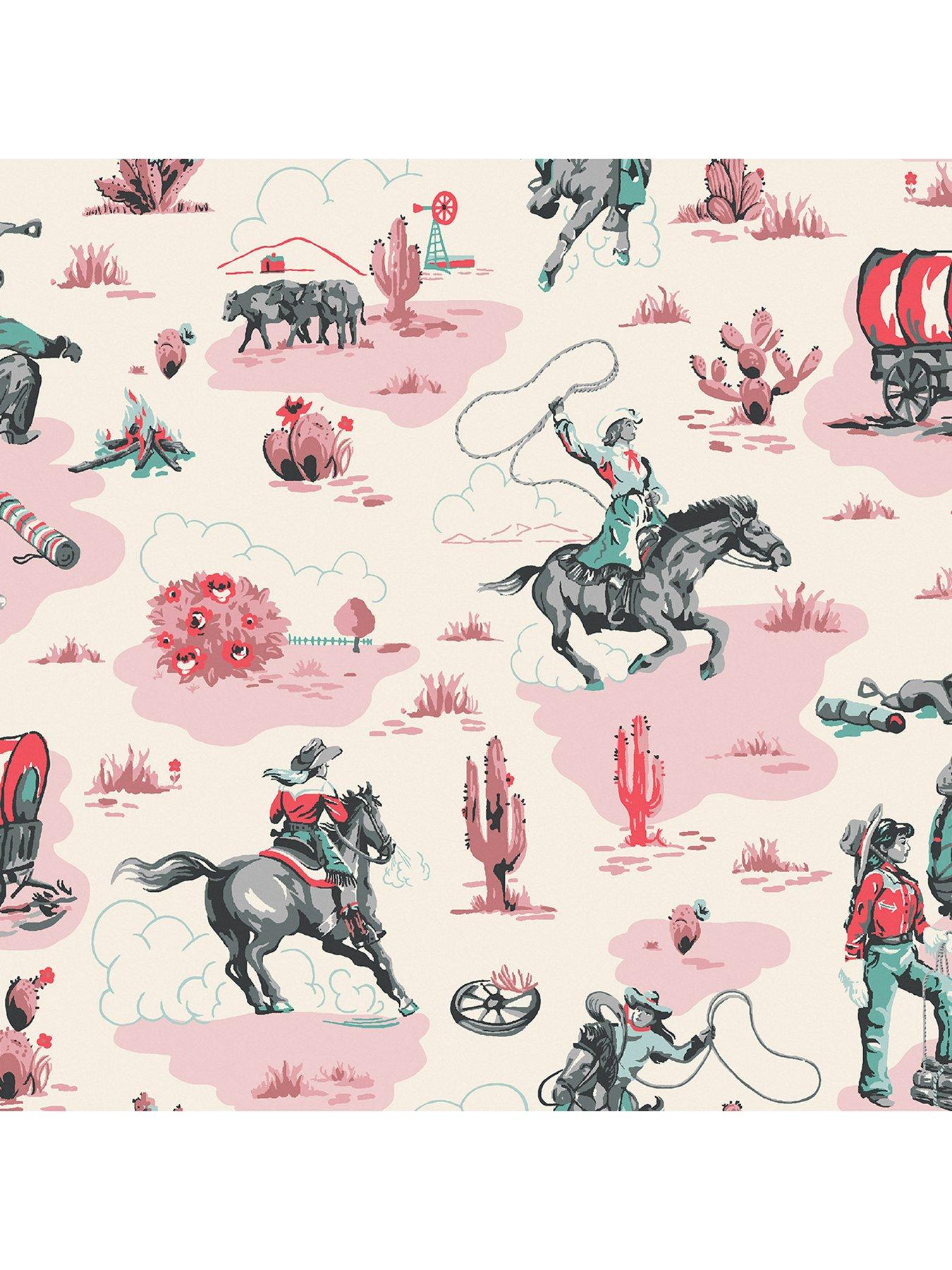 cath-kidston-cowgirls-pink-wallpaperstillFront