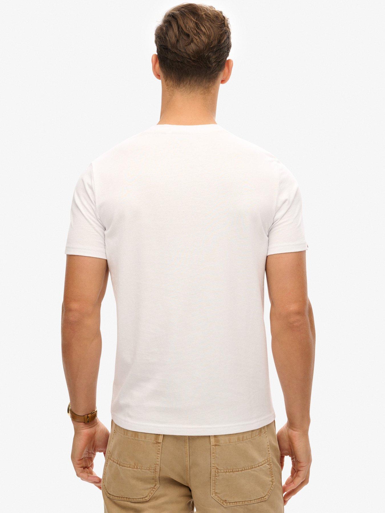 Image 2 of 5 of Superdry Vintage Logo Heritage Relaxed T-Shirt- White