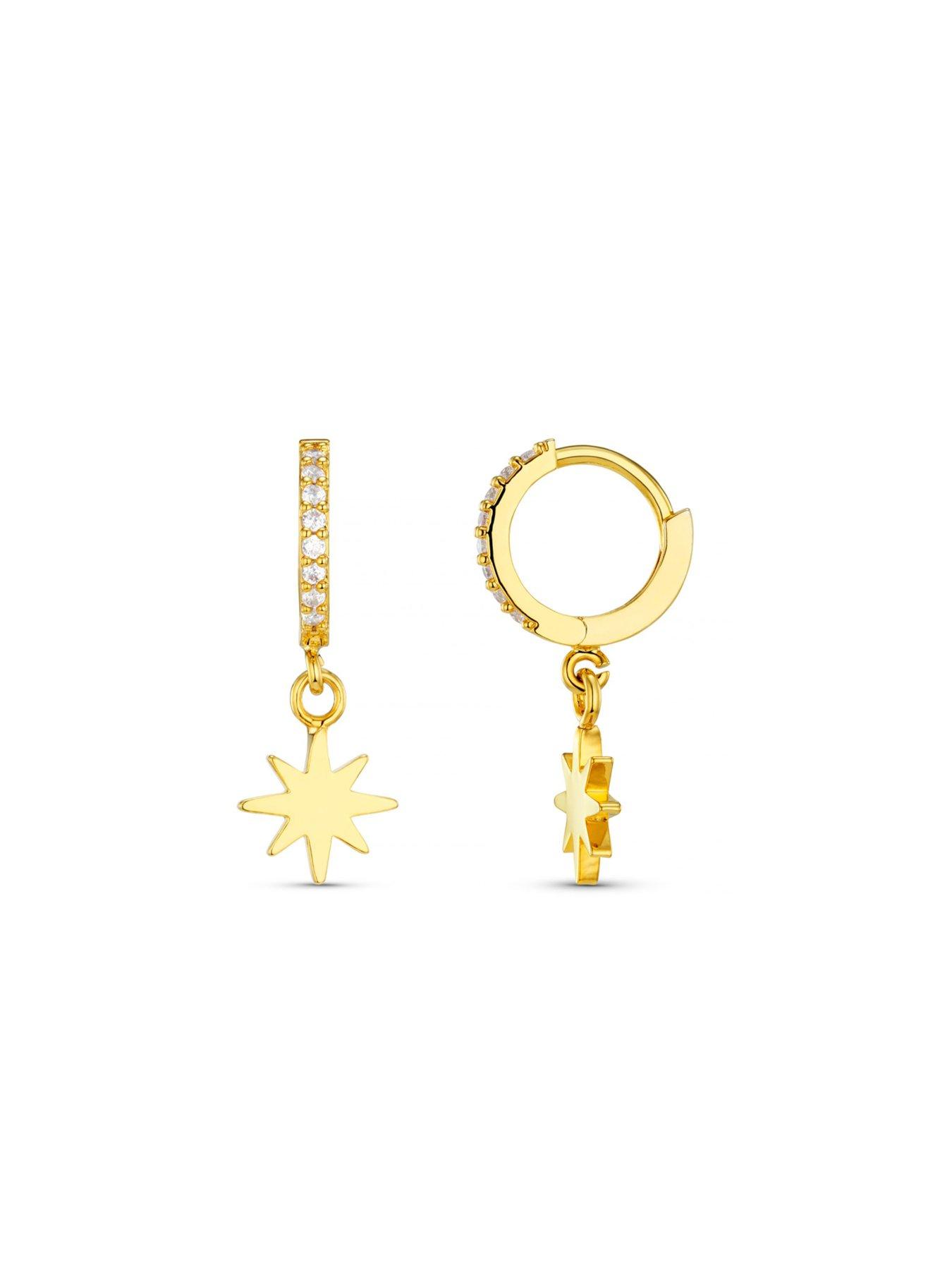 orelia-starburst-cracker-micro-pave-starburst-hoop-earringsstillFront