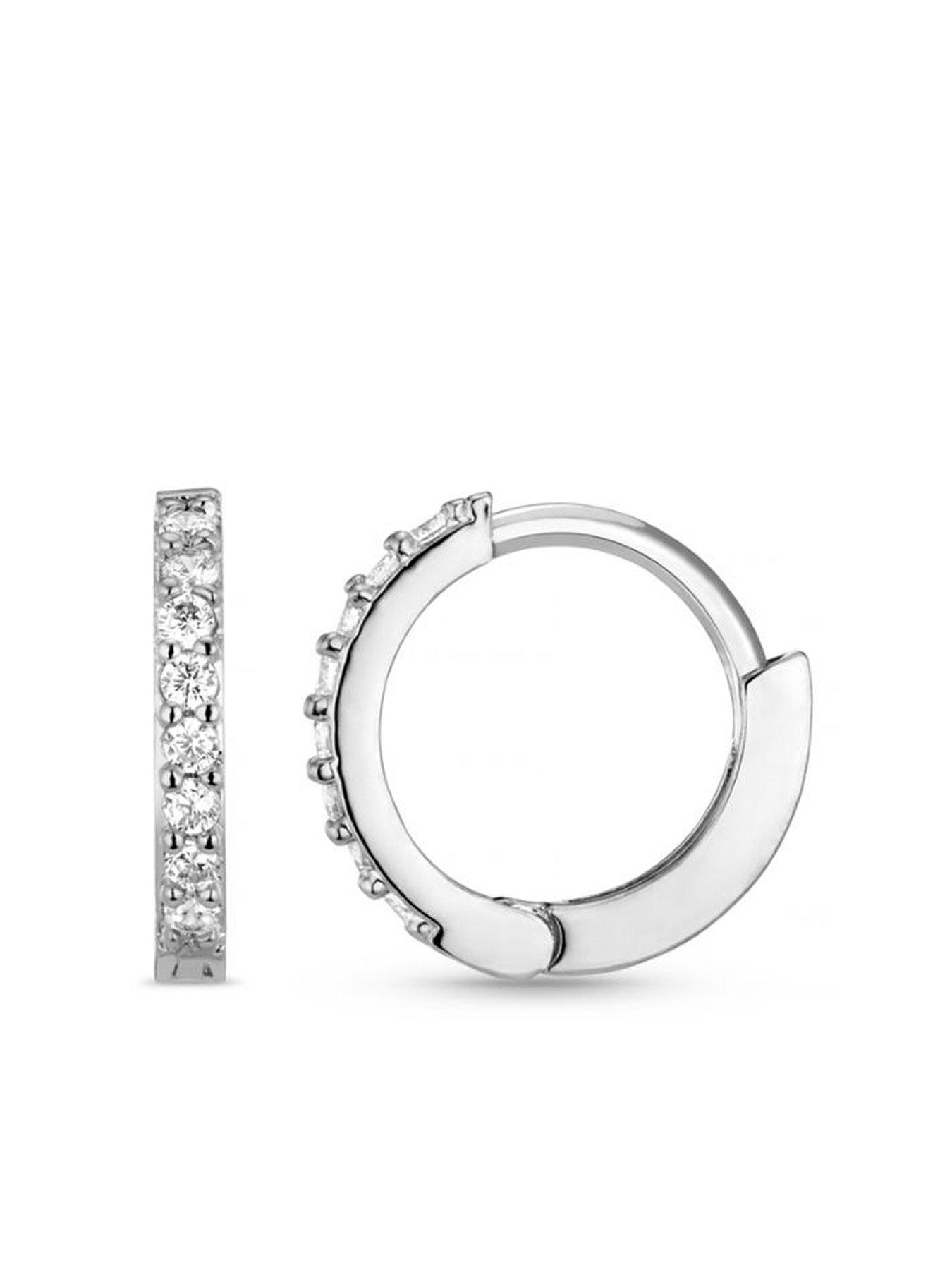 orelia-pave-mini-micro-hoop-earringsfront