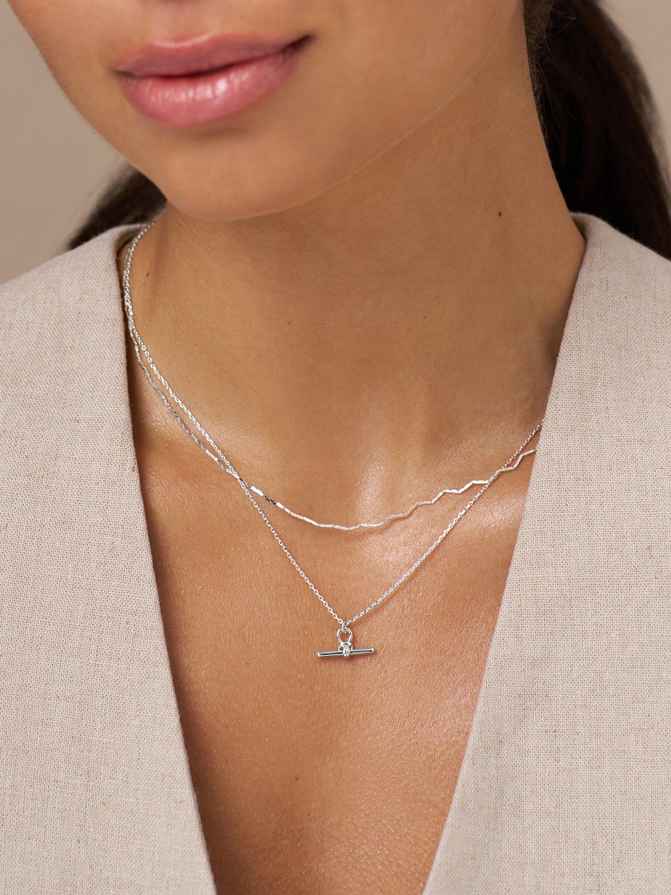 orelia-dainty-t-bar-knot-necklaceback