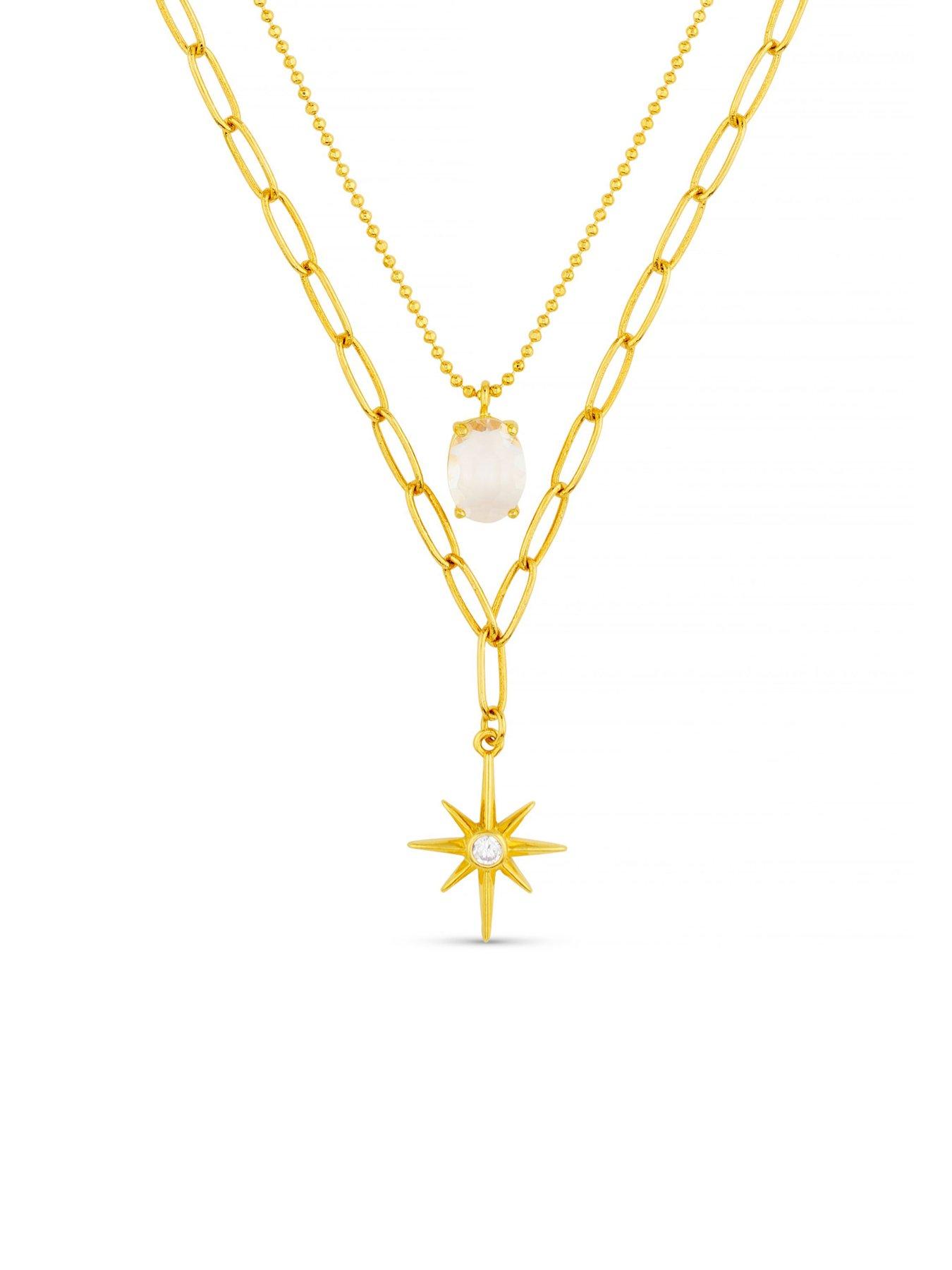 orelia-crystal-starburst-2-row-necklacestillFront