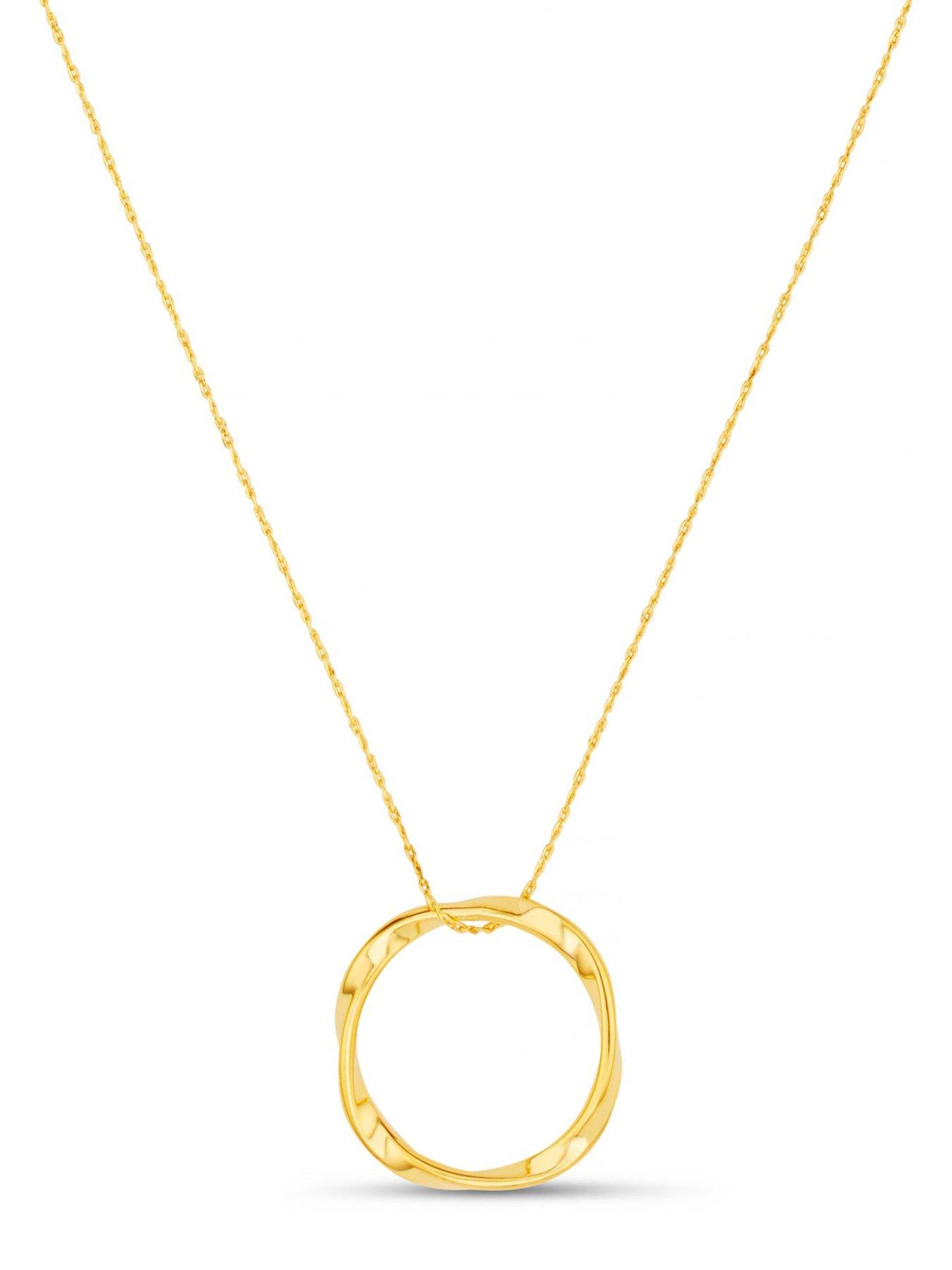 orelia-open-circle-mid-length-necklaceoutfit