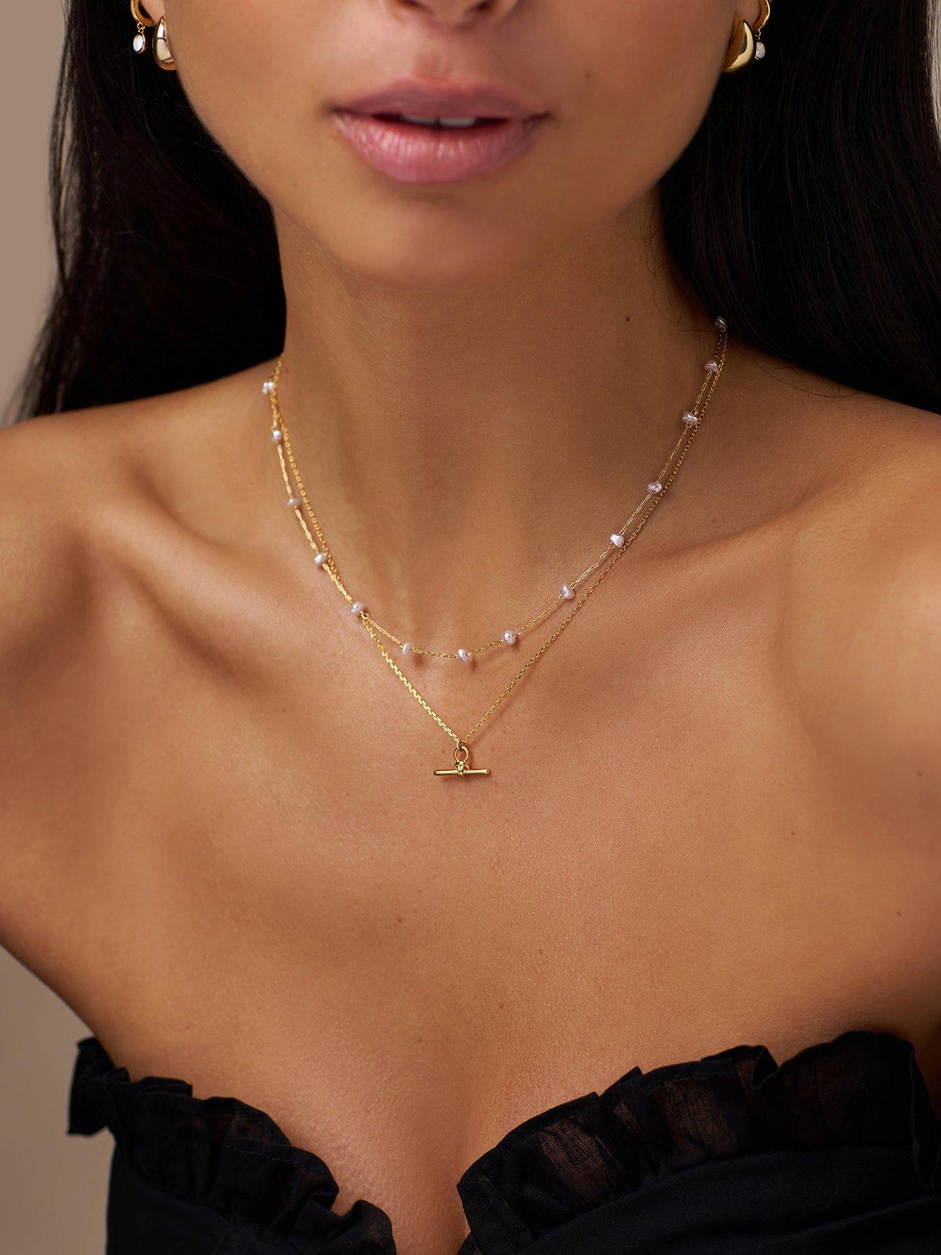 orelia-dainty-t-bar-knot-necklaceback