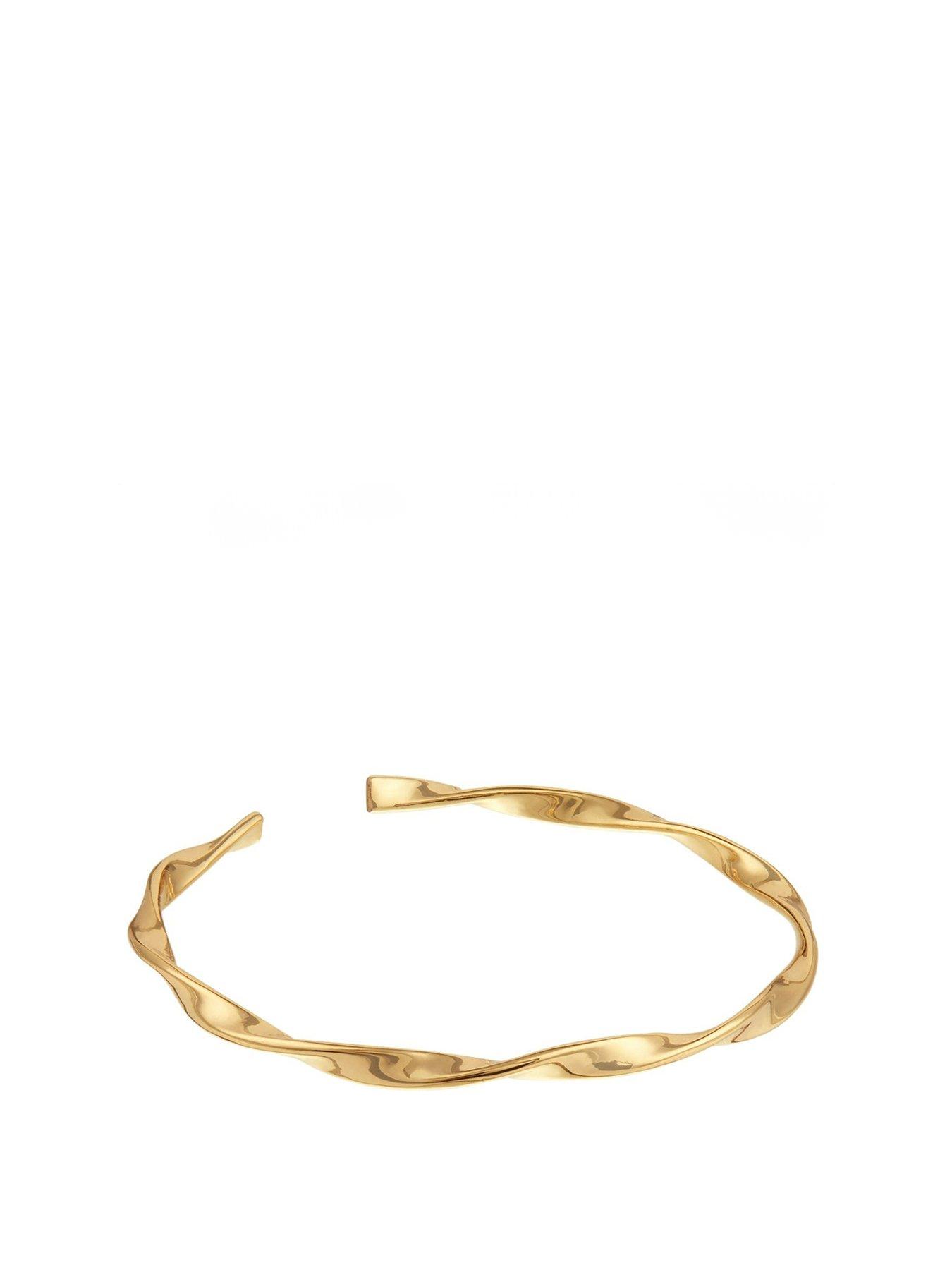 orelia-ribbon-twist-bangle