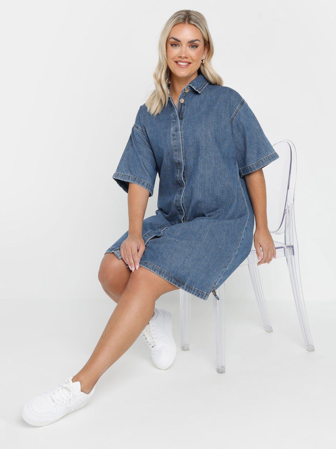 yours-curve-denim-shirt-dressback