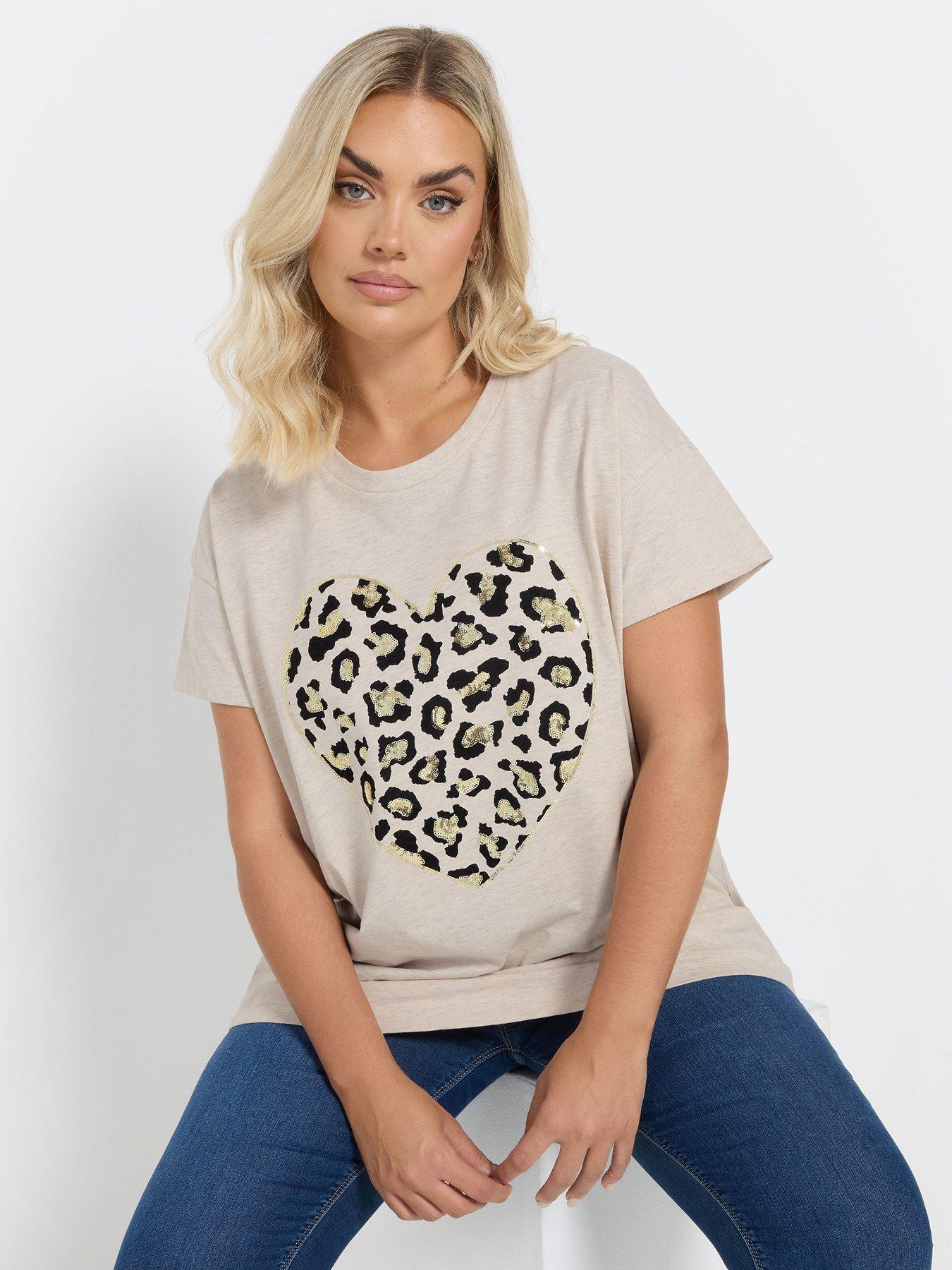 yours-curve-placement-print-sequin-heart-t-shirt-natural