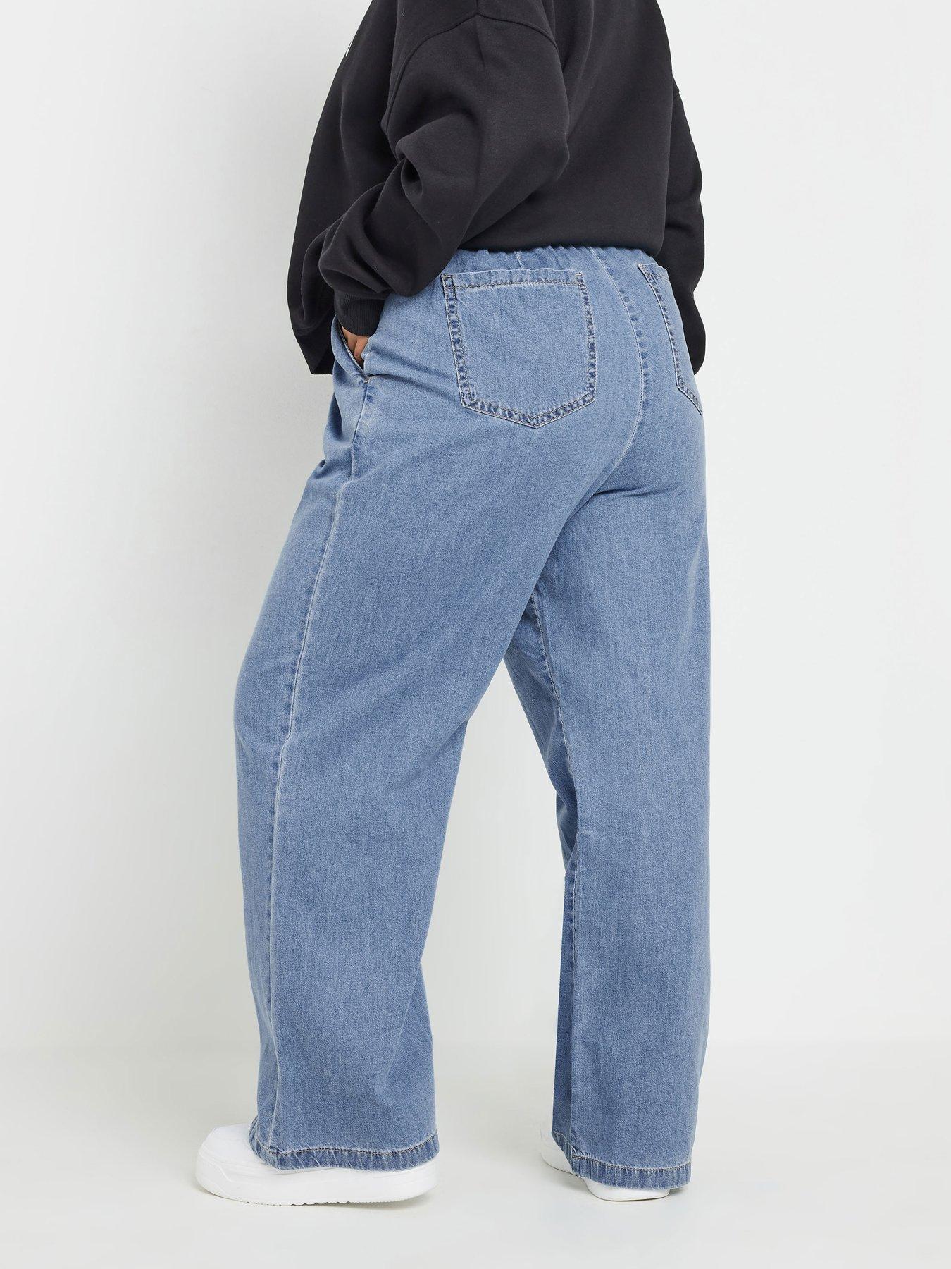 yours-curve-denim-jeans-bluestillFront