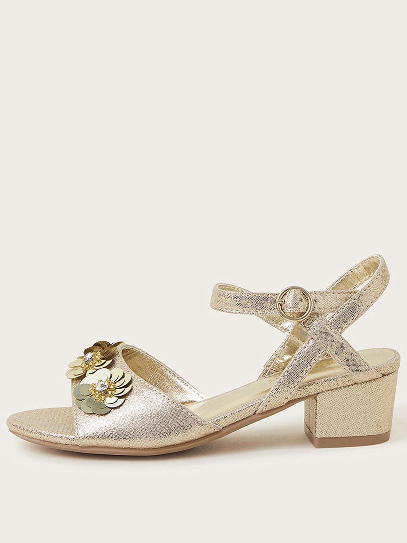 monsoon-girls-floral-sequin-two-part-slingback-mini-heeled-shoes-gold