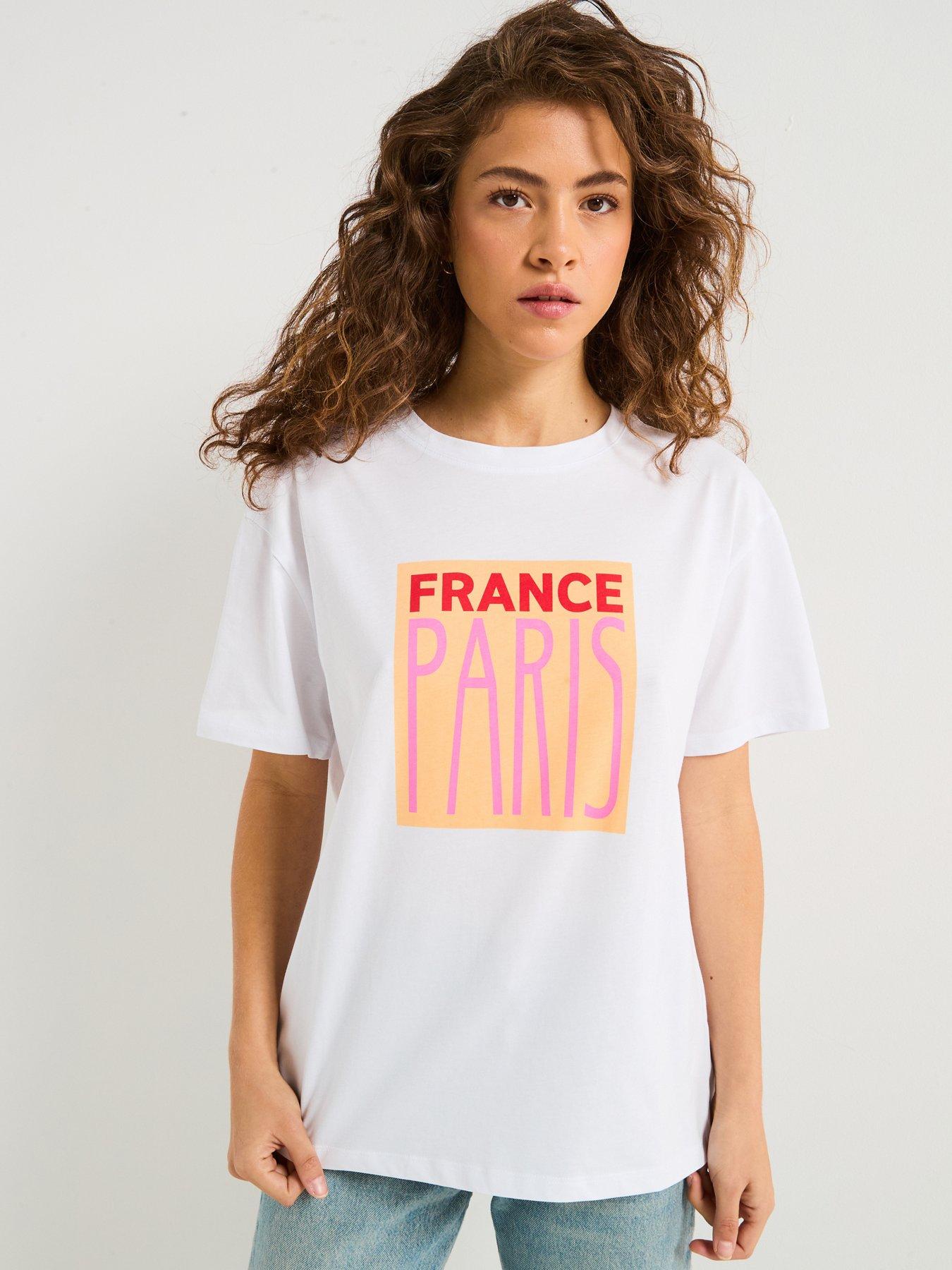 PIECES Short Sleeve Oversize T-Shirt - White