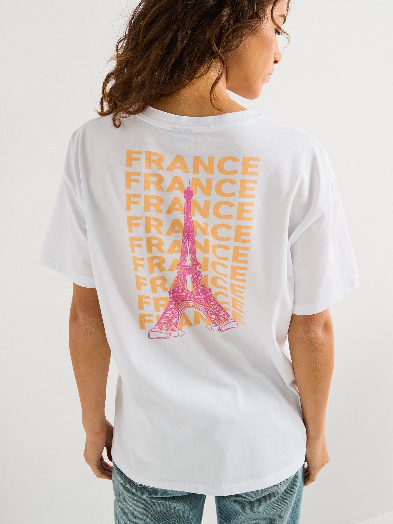Image 2 of 5 of PIECES Short Sleeve Oversize T-Shirt - White