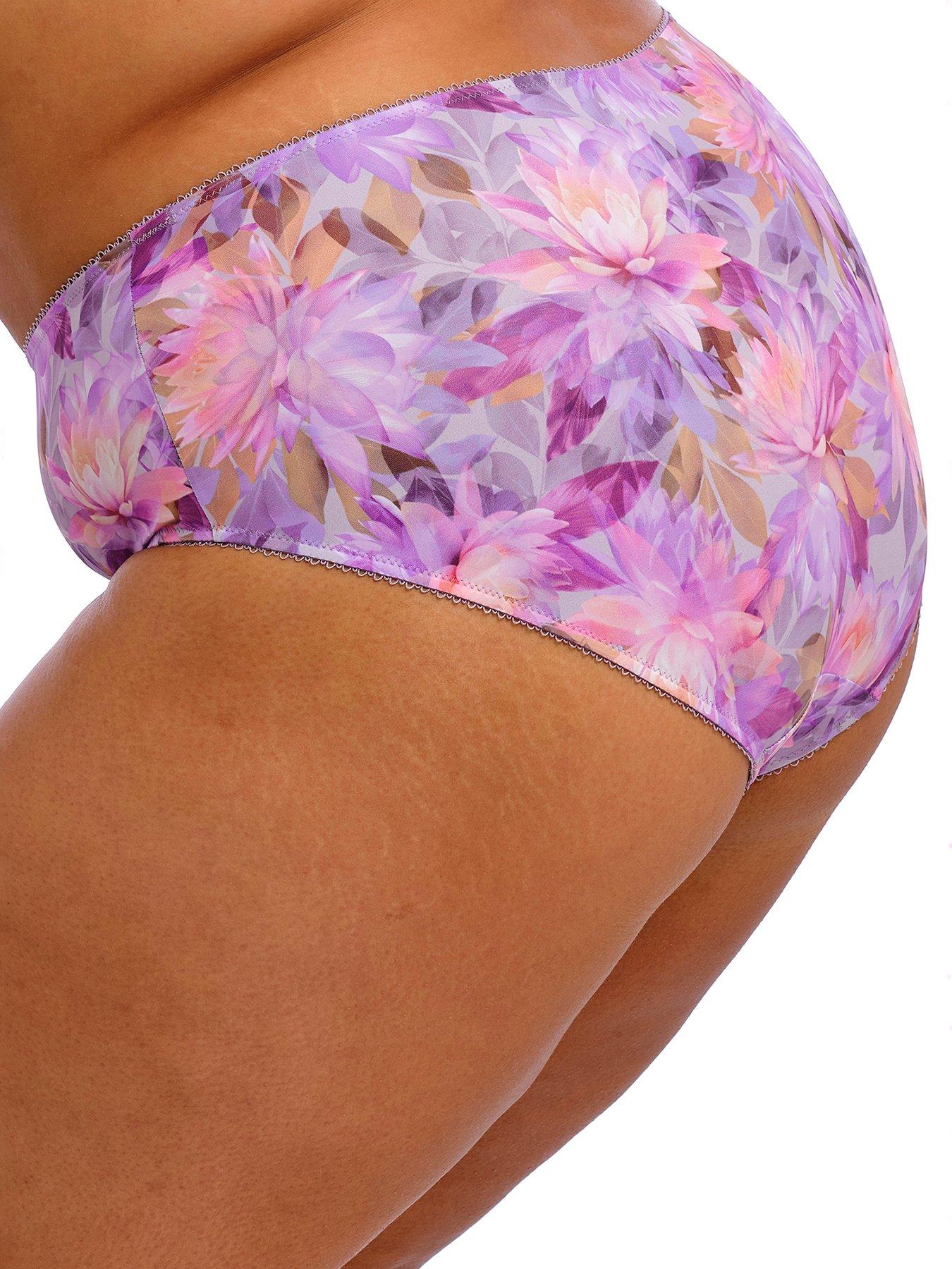 Image of Goddess Goddess Kayla Print Full Brief - Purple