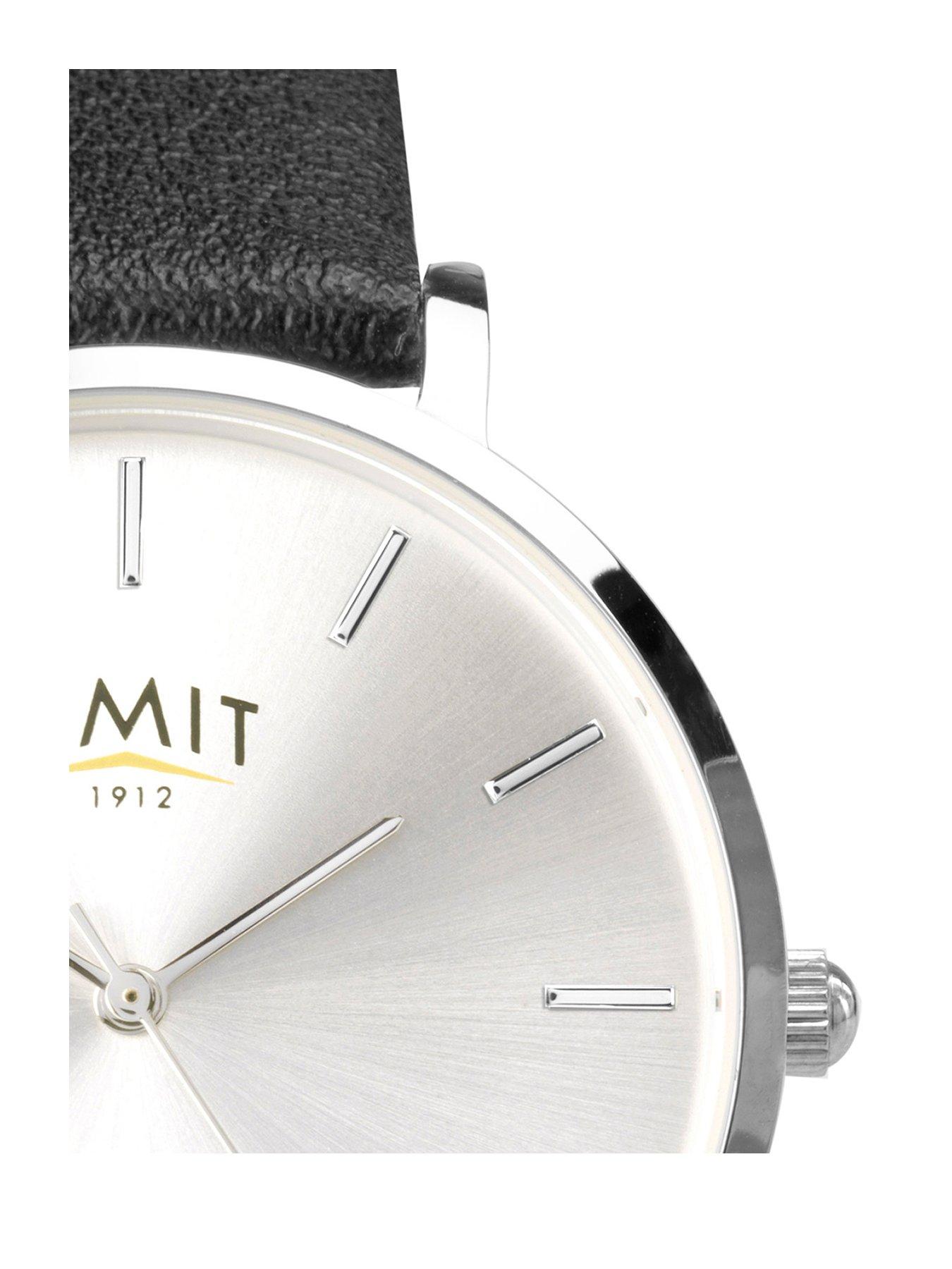 limit-womens-secret-garden-black-polyurethane-strap-with-silver-white-dial-analogue-watchstillFront