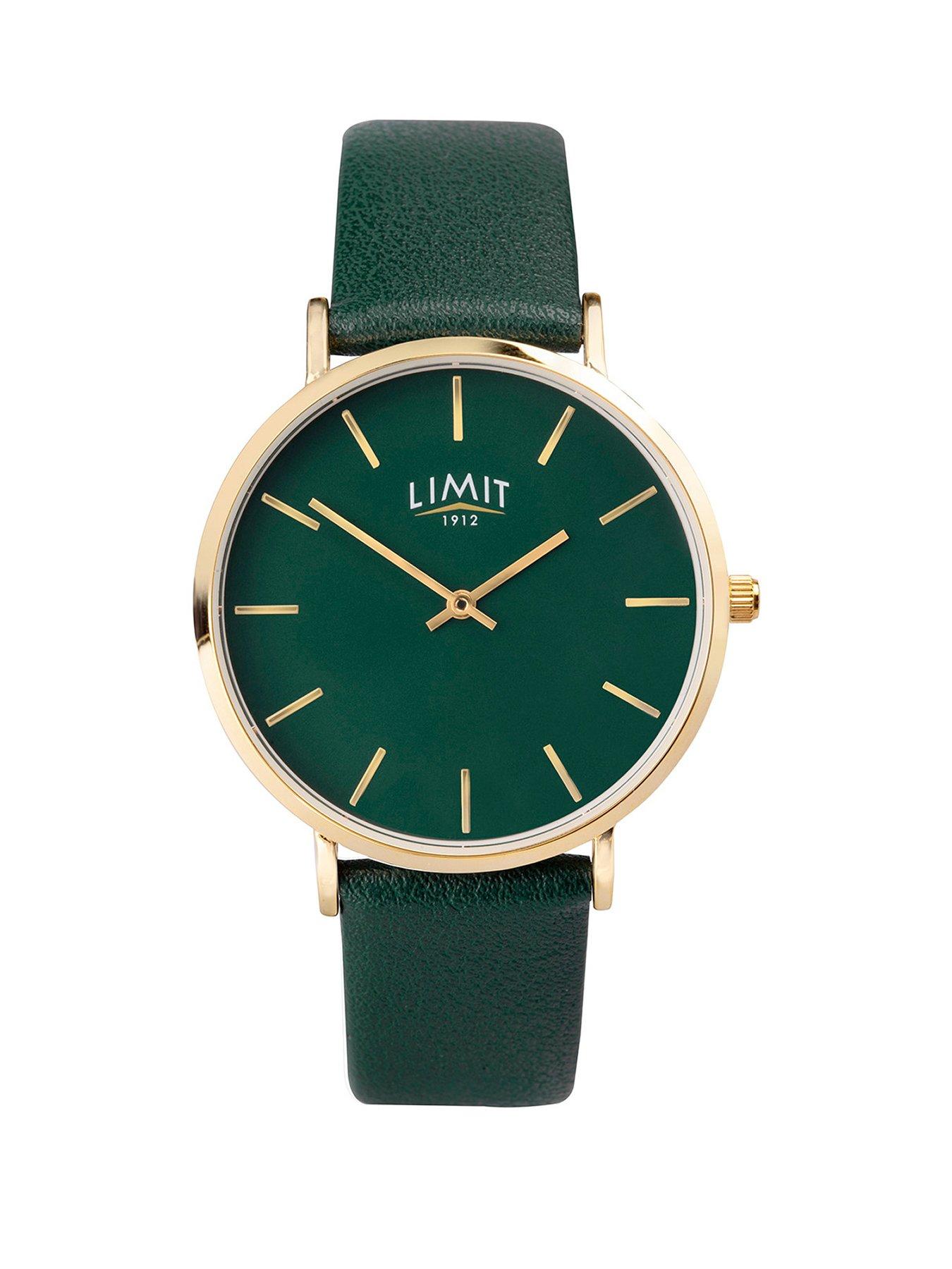 Limit Limit Womens Green Polyurethane Strap with Green Dial Analogue Watch