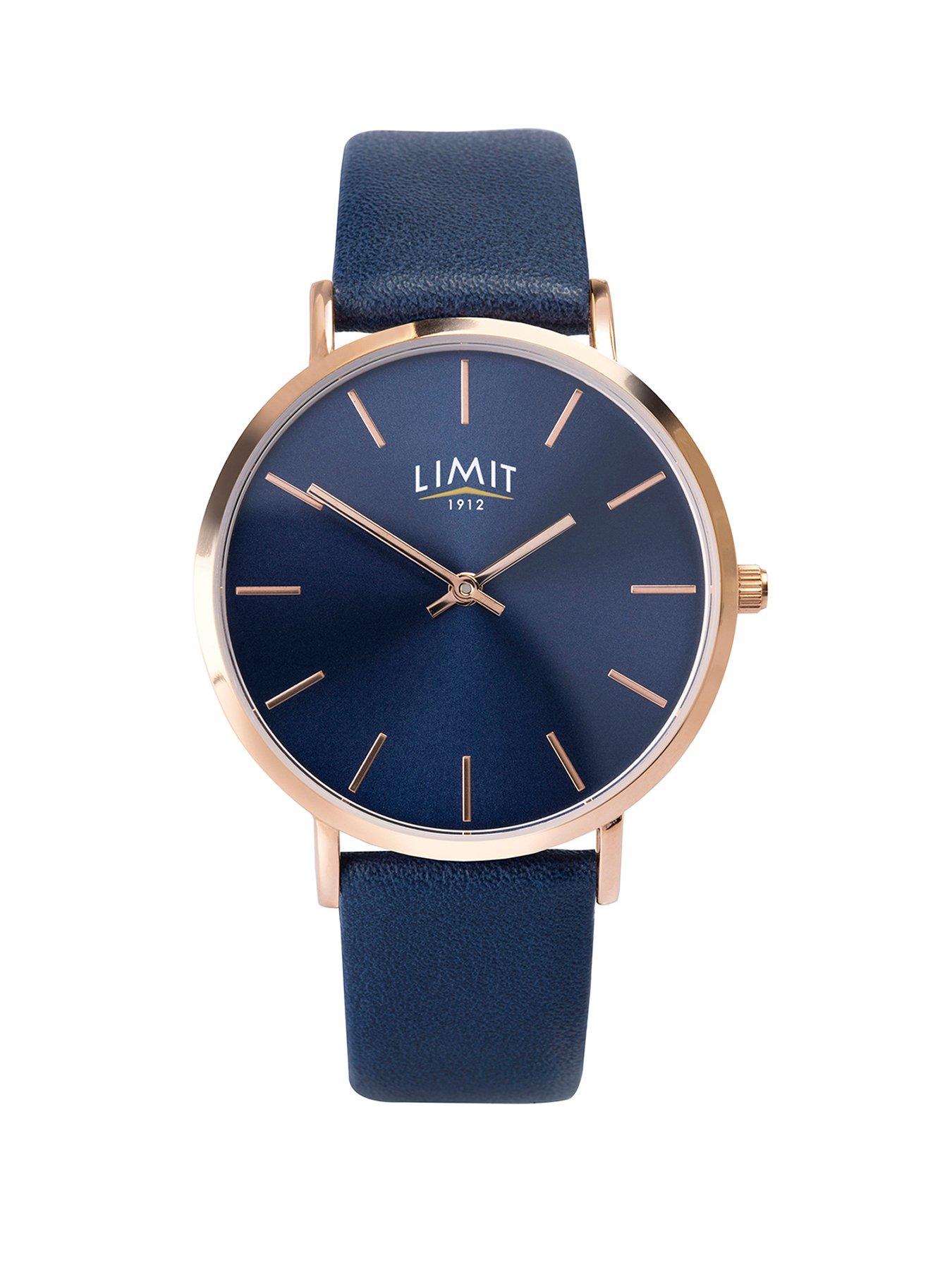 Limit Limit Womens Blue Polyurethane Strap with Blue Dial Analogue Watch