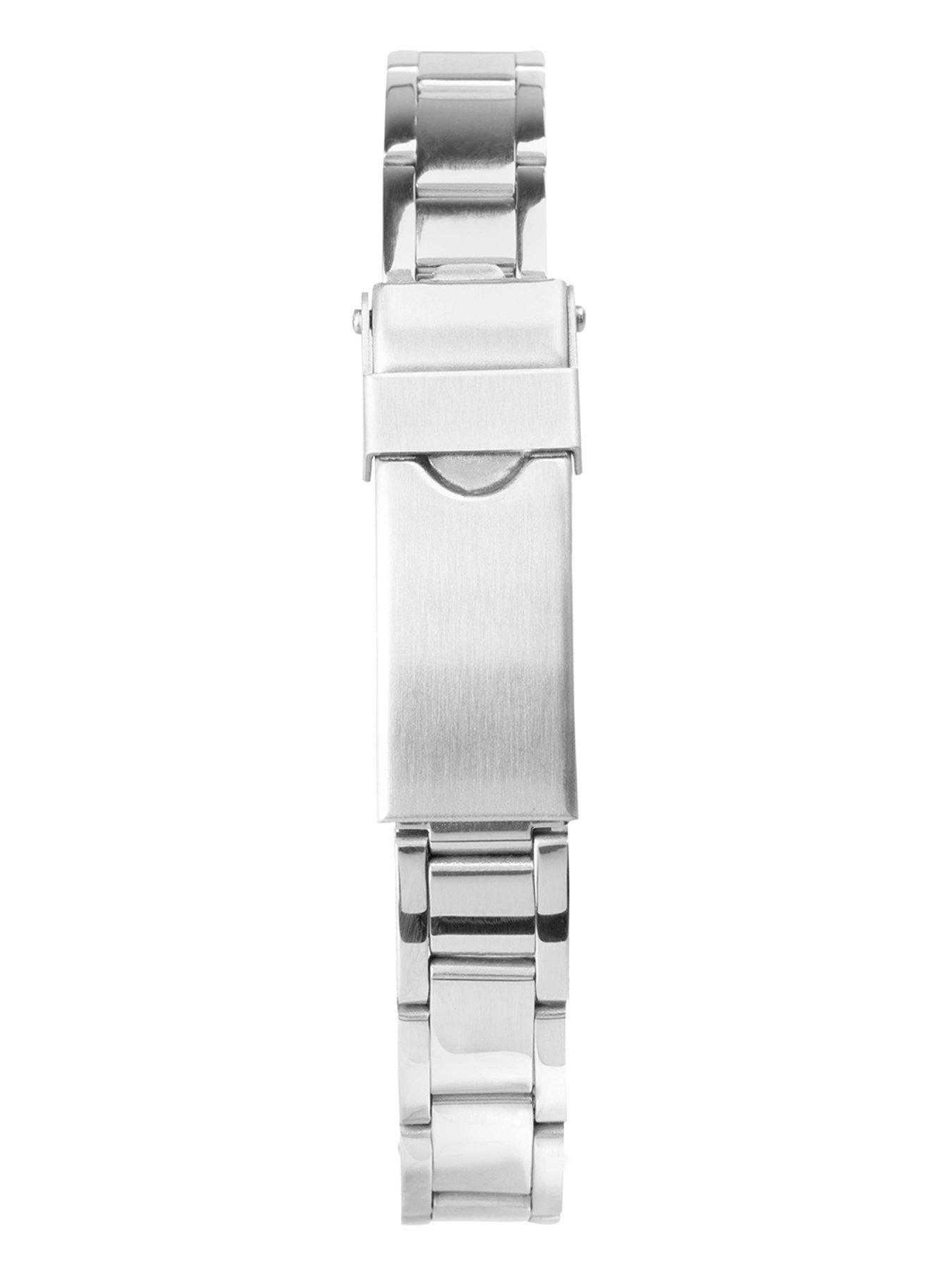Image 4 of 4 of Limit Limit Womens Silver Stainless Steel Bracelet with White Dial Analogue Watch