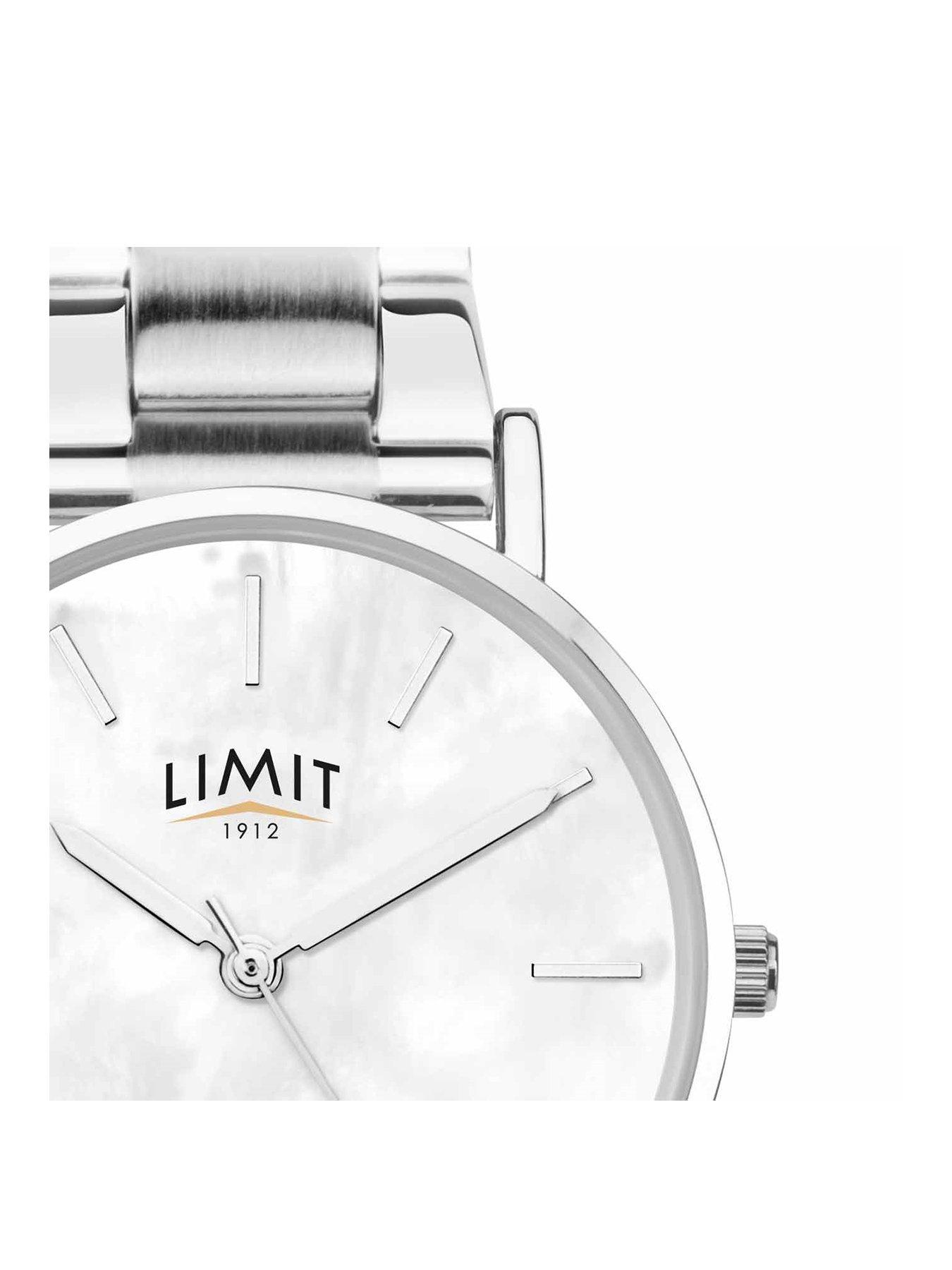 limit-womens-silver-stainless-steel-bracelet-with-white-dial-analogue-watchstillFront