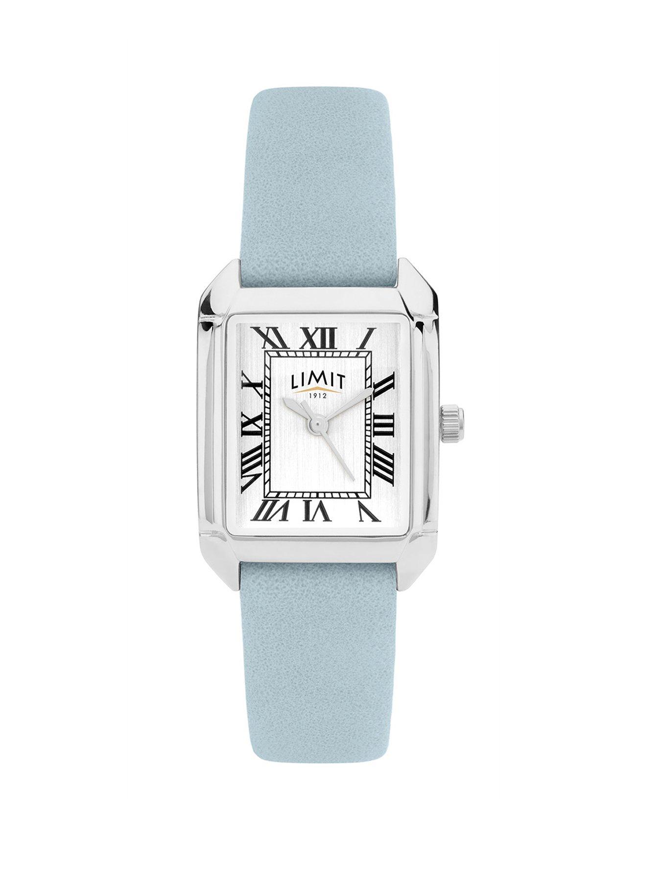 Limit Limit Womens Classic Blue Polyurethane Strap with Silver Dial Analogue Watch
