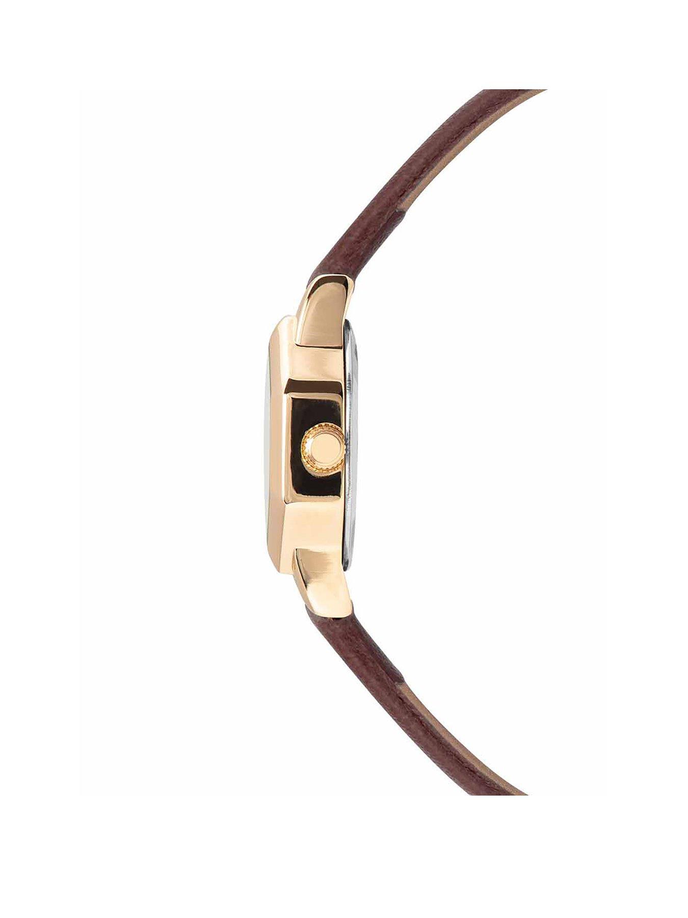 limit-womens-classic-brown-polyurethane-strap-with-white-dial-analogue-watchstillFront