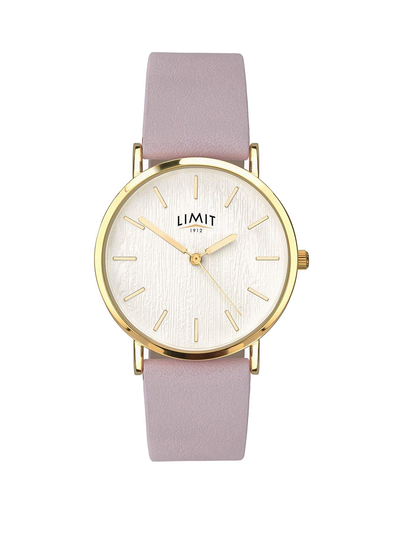 Limit Limit Womens Fashion Purple Polyurethane Strap with Silver White Dial Analogue Watch
