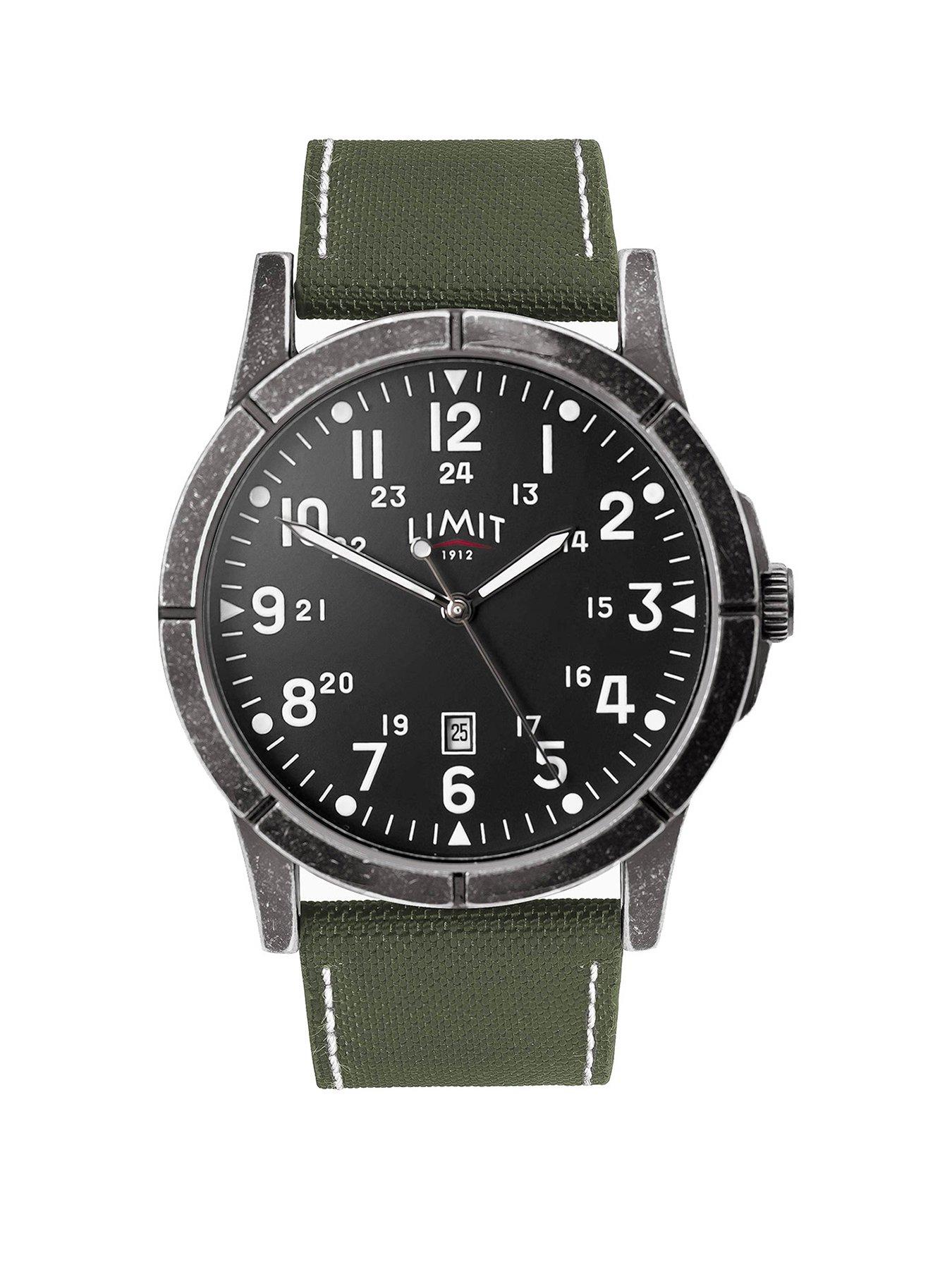 limit-limit-mens-pilot-khaki-canvas-strap-with-black-dial-analogue-watch