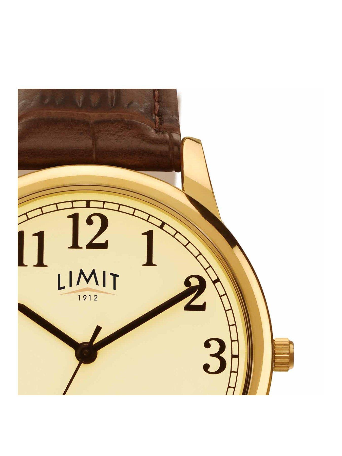 limit-mens-modern-brown-polyurethane-strap-with-cream-dial-analogue-watchstillFront