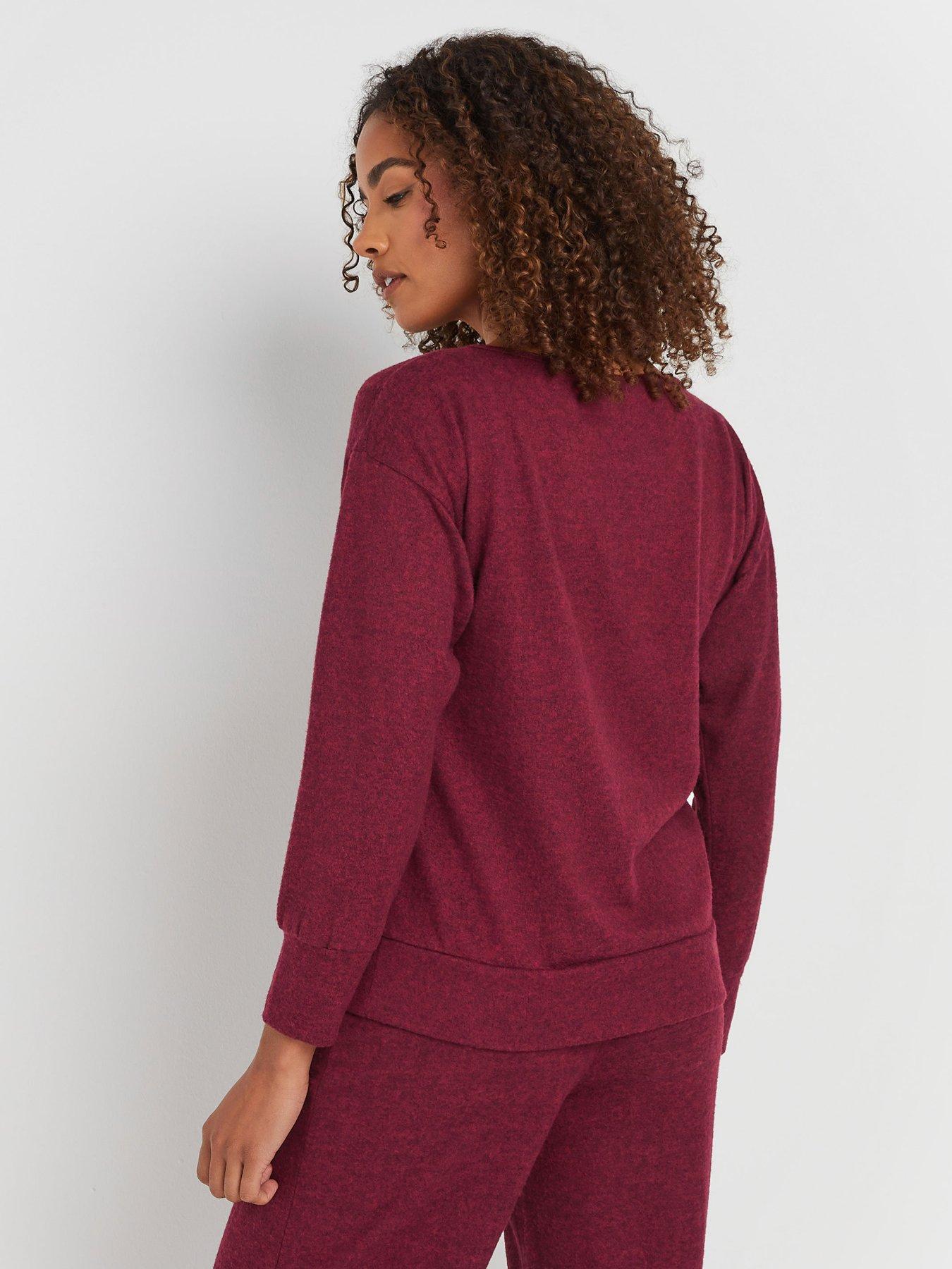 mco-loungewear-34-sleeve-jumper-purplestillFront