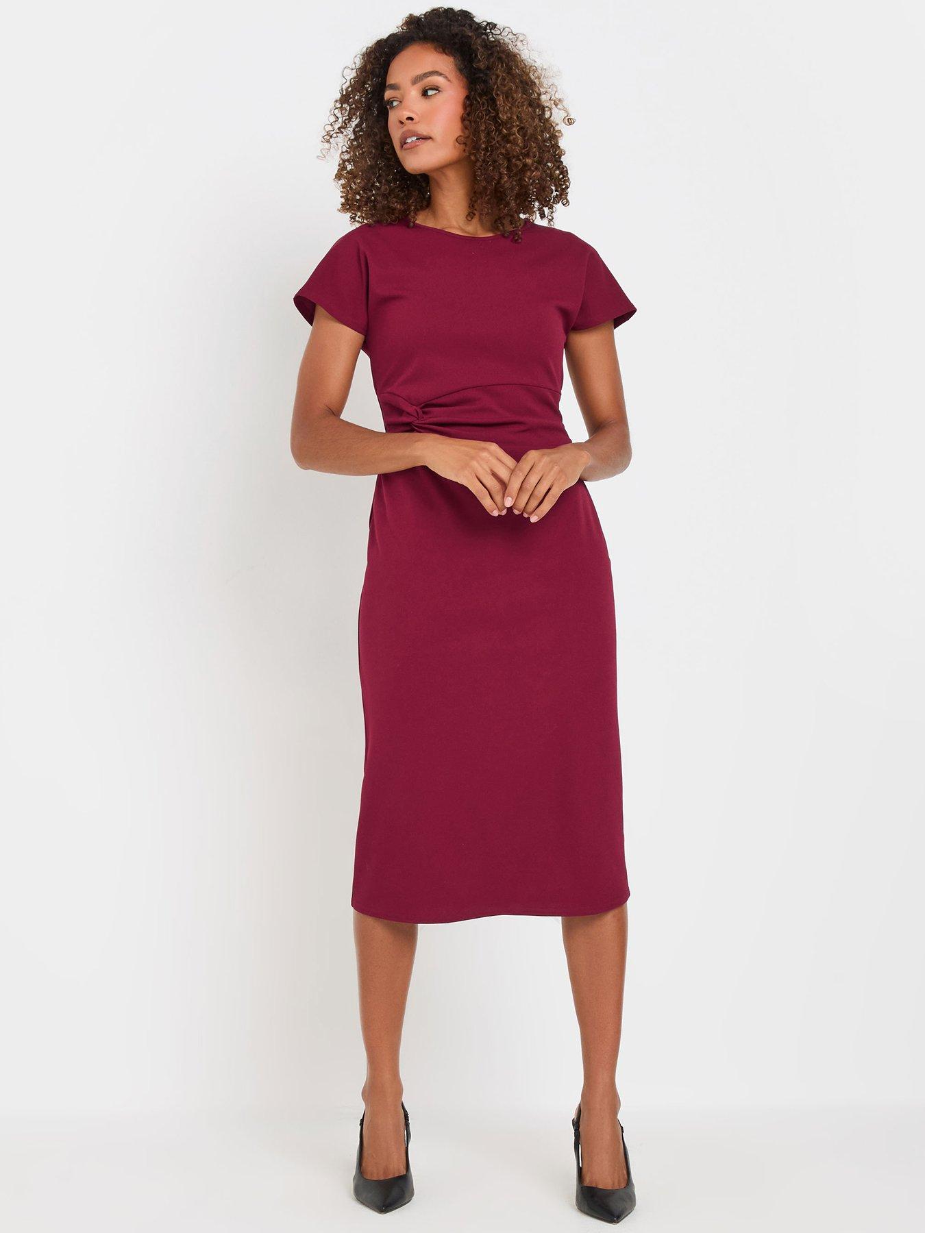 mco-berry-bow-detail-midi-dress