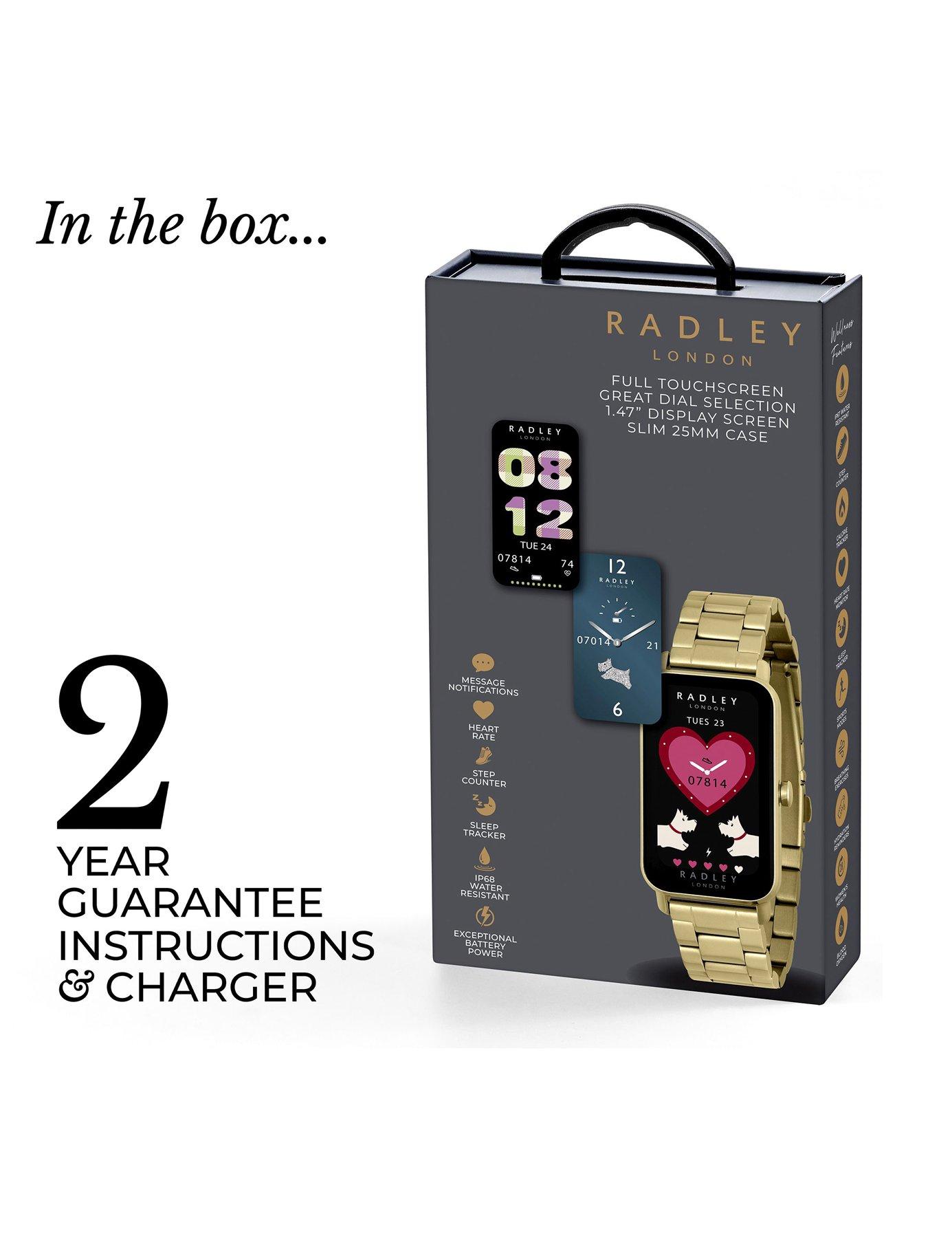 Image 6 of 6 of Radley Radley Ladies Series 21 Stainless Steel Lozenge Pale Gold Plated Strap Smart Watch
