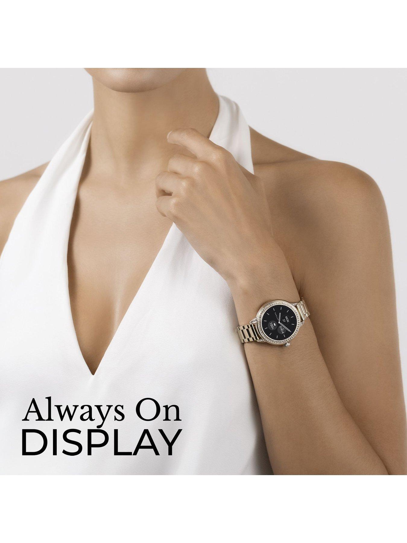Image 4 of 7 of Radley Radley Smart Series 33 Amoled Stoneset Stainless Steel Gold Plated Bracelet Smart Watch