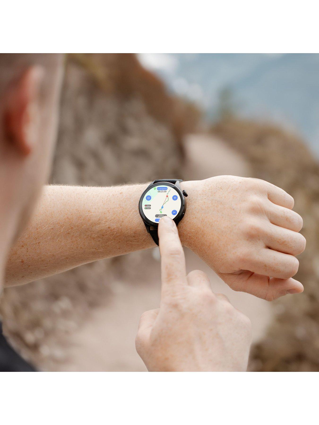 Image 3 of 6 of Reflex Active Reflex Active Series 45 Black Silicone Amoled GPS Sports Smart Calling Watch