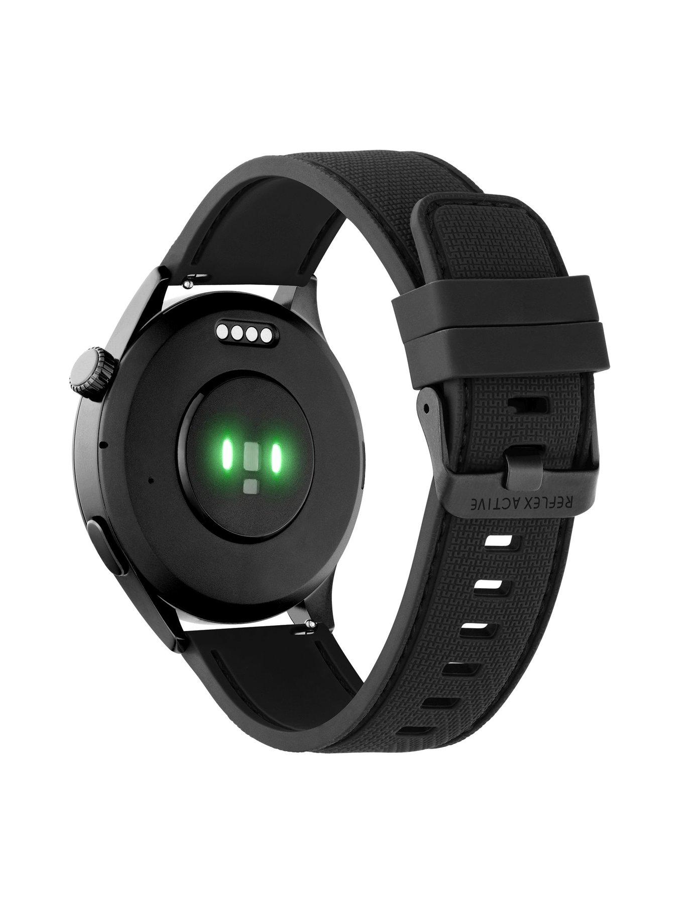 Image 6 of 6 of Reflex Active Reflex Active Series 45 Black Silicone Amoled GPS Sports Smart Calling Watch