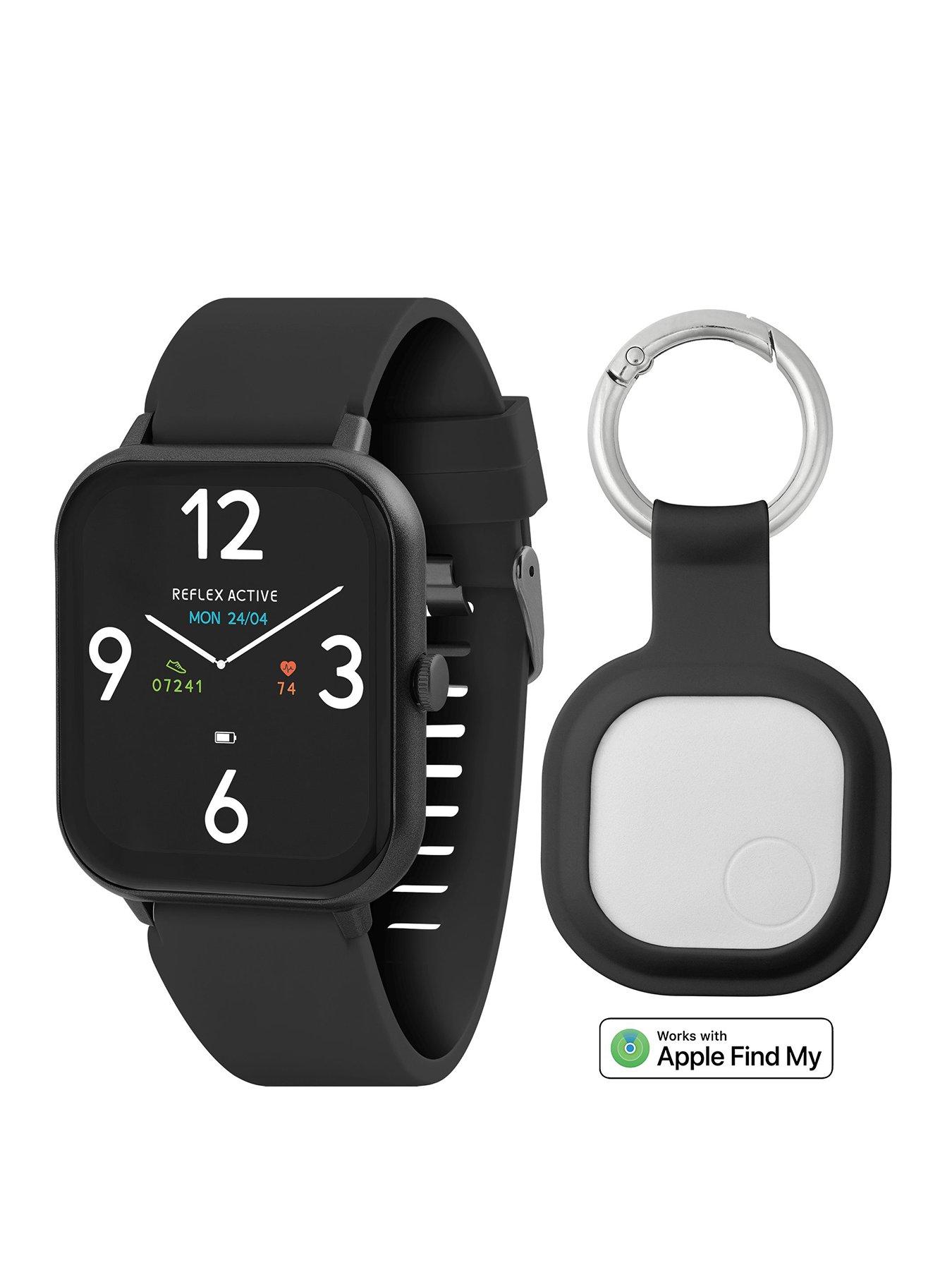 undefined Reflex Active Black Calling Watch with ActiveTag Gift Set