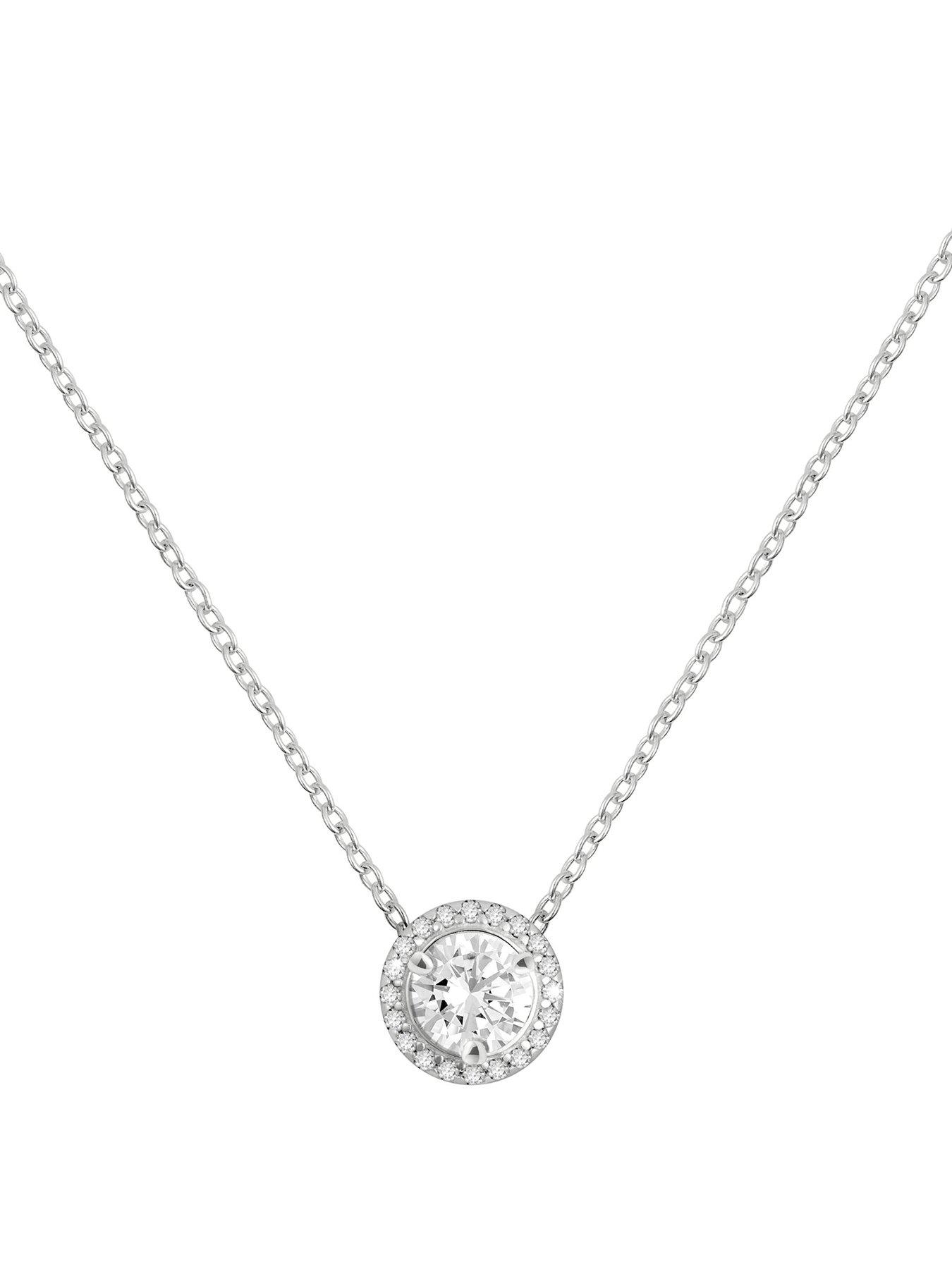 radley-radley-sterling-silver-cubic-zirconia-stone-set-necklace