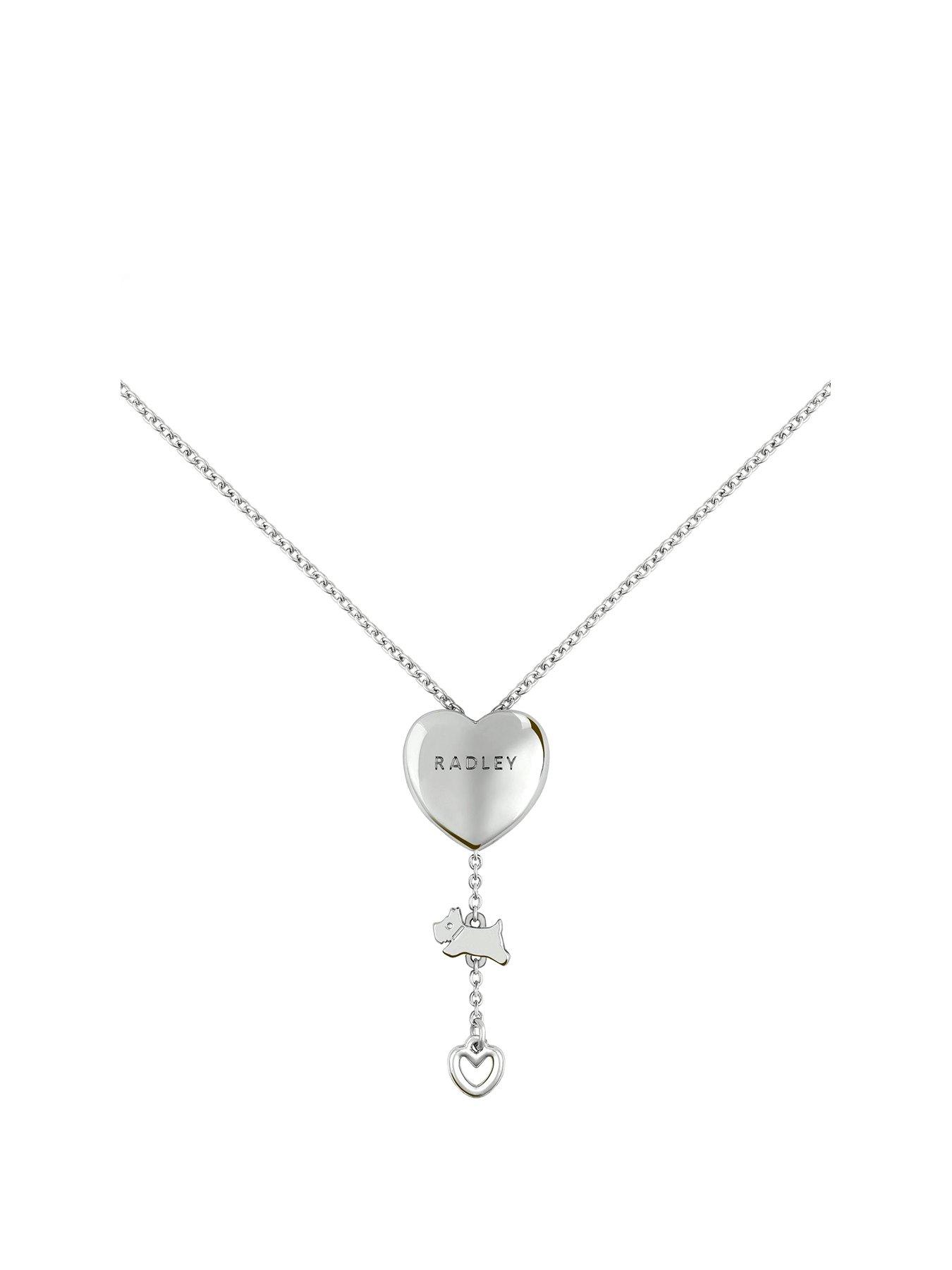 undefined Radley Silver Plated Heart Lariat Necklace
