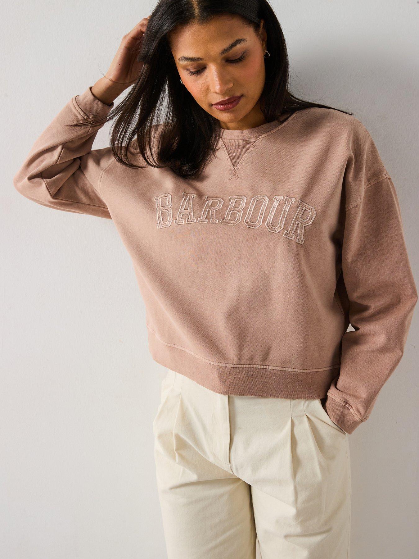 barbour-millie-sweatshirt-beige