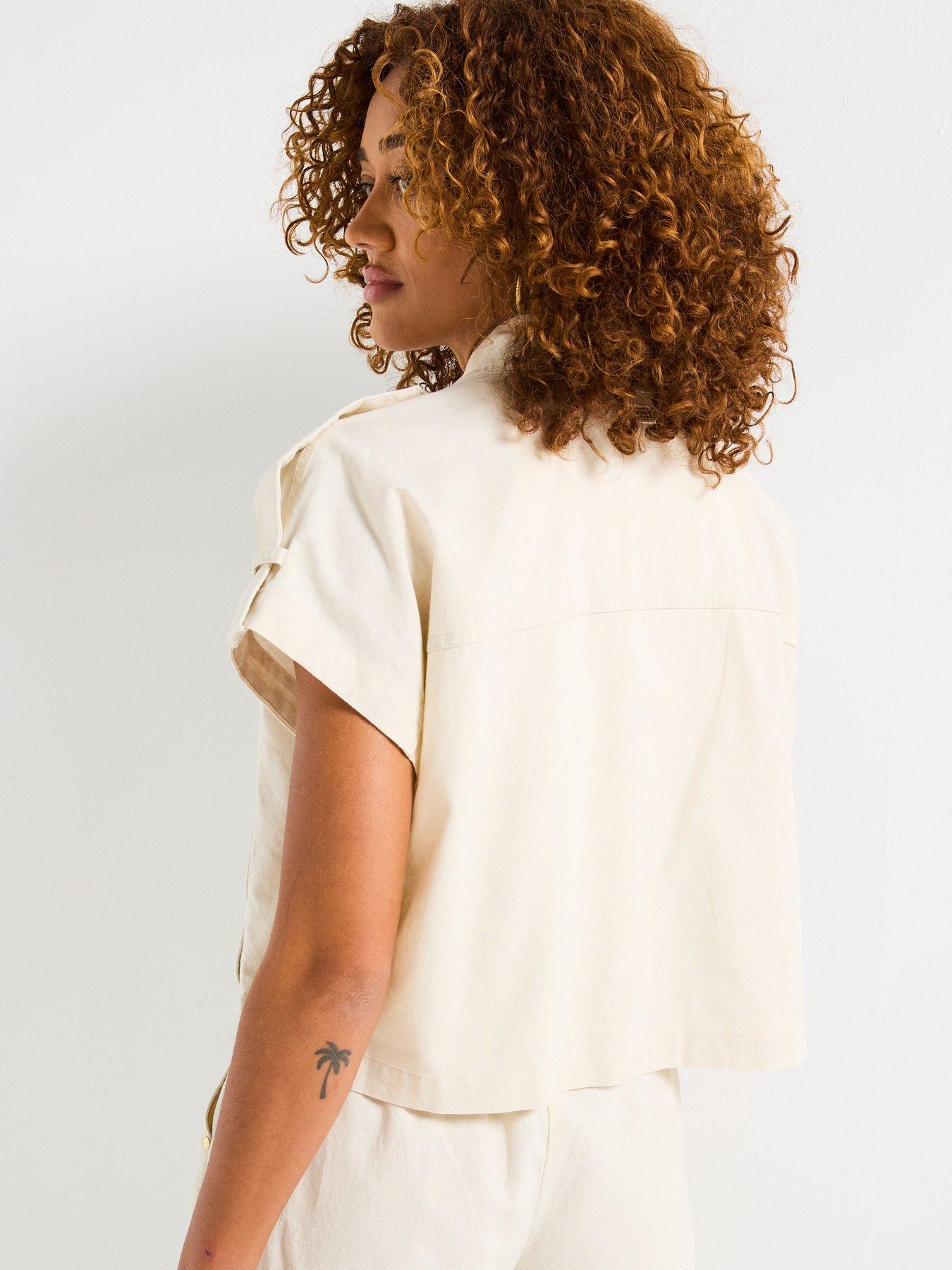 Image 2 of 6 of Barbour International Priya Shirt - Beige