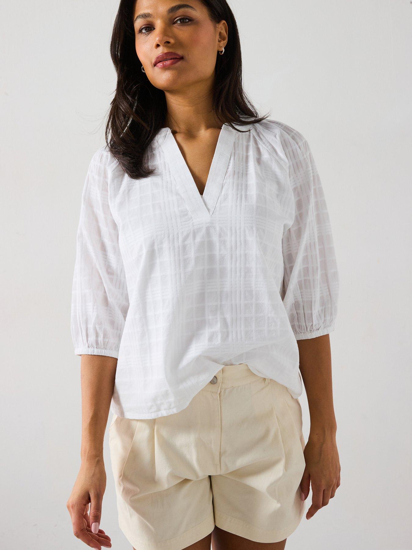 Barbour Heidi Top - White