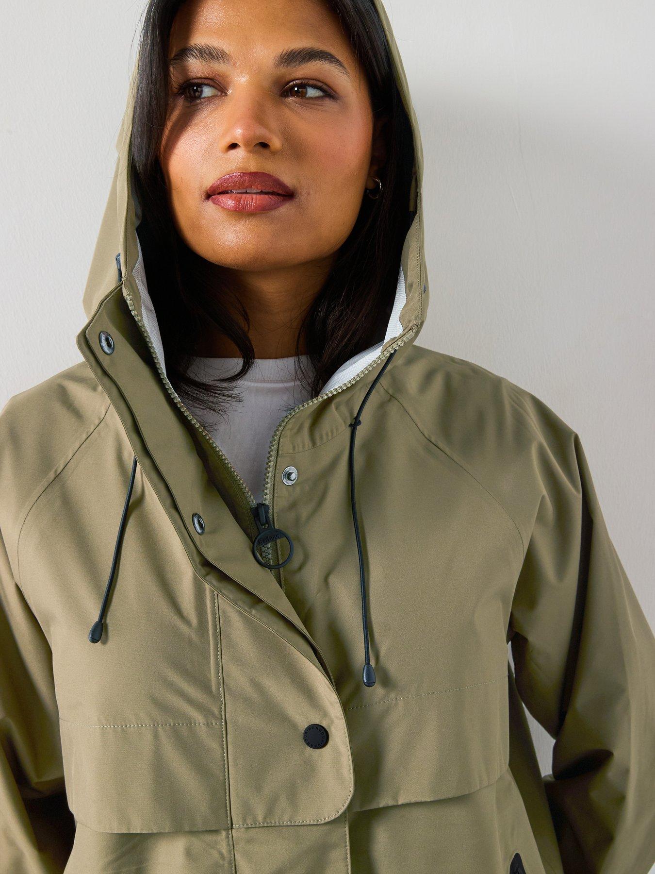 Clothing Barbour Womens Rain Coat Barbour Barbour Jayla Waterproof Parka  Khaki Very Ireland