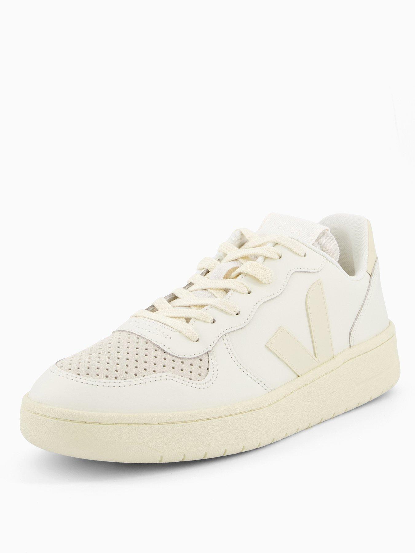 Image 2 of 7 of Veja Men's V-10 Trainers - Beige