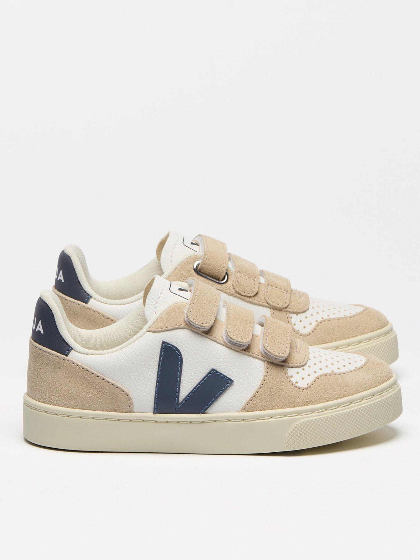 Image 1 of 3 of Veja Kids Small V-10 Trainers - Beige