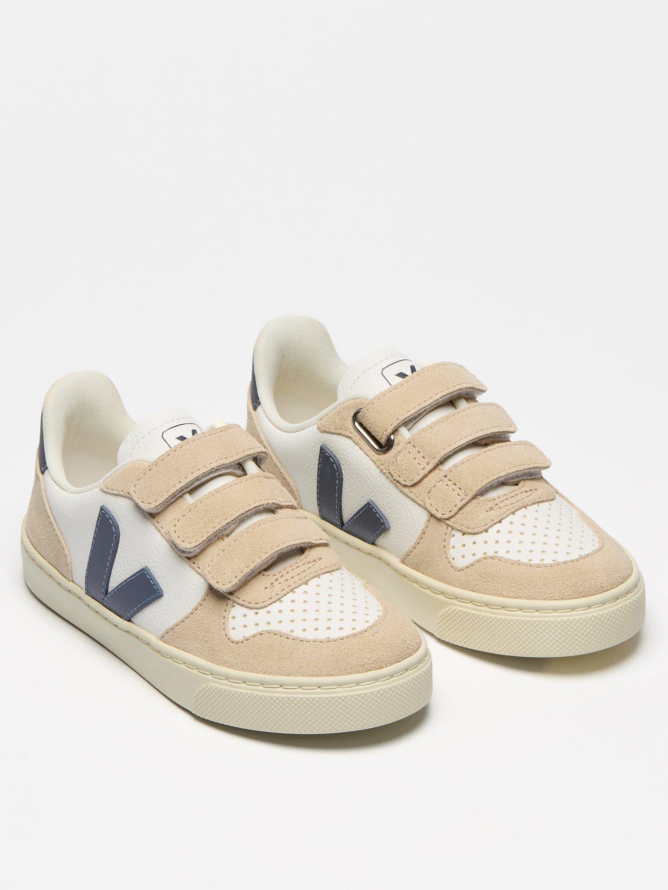 Image 2 of 3 of Veja Kids Small V-10 Trainers - Beige