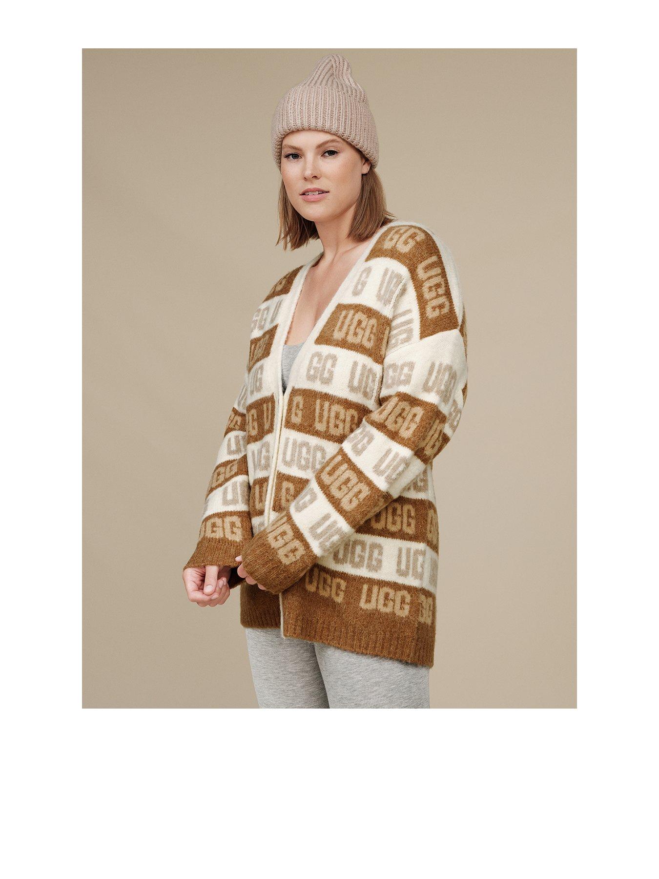 ugg-w-ugg-graphic-logo-cardigan-brown