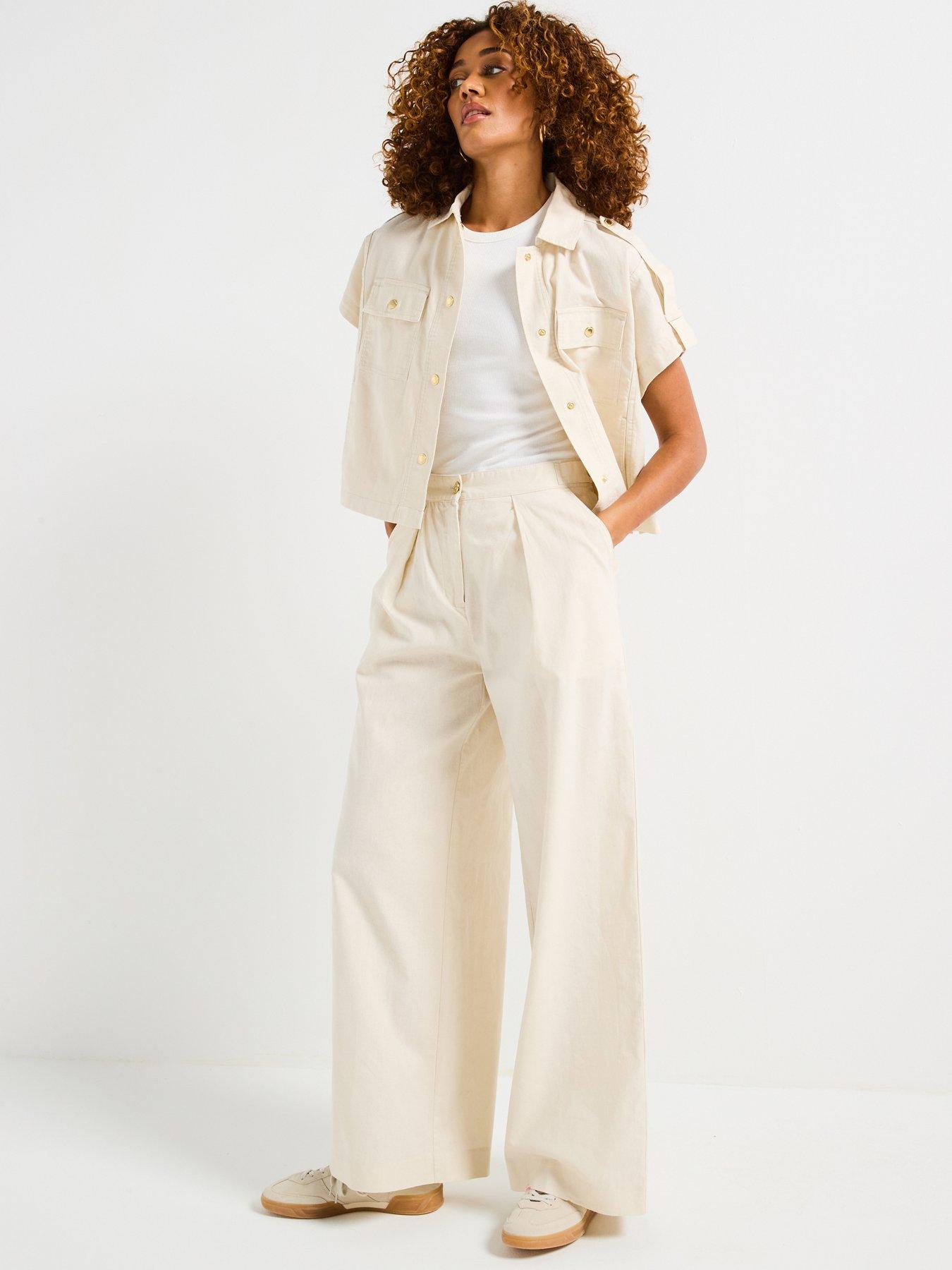 Image 4 of 6 of Barbour International Riley Trousers - Beige