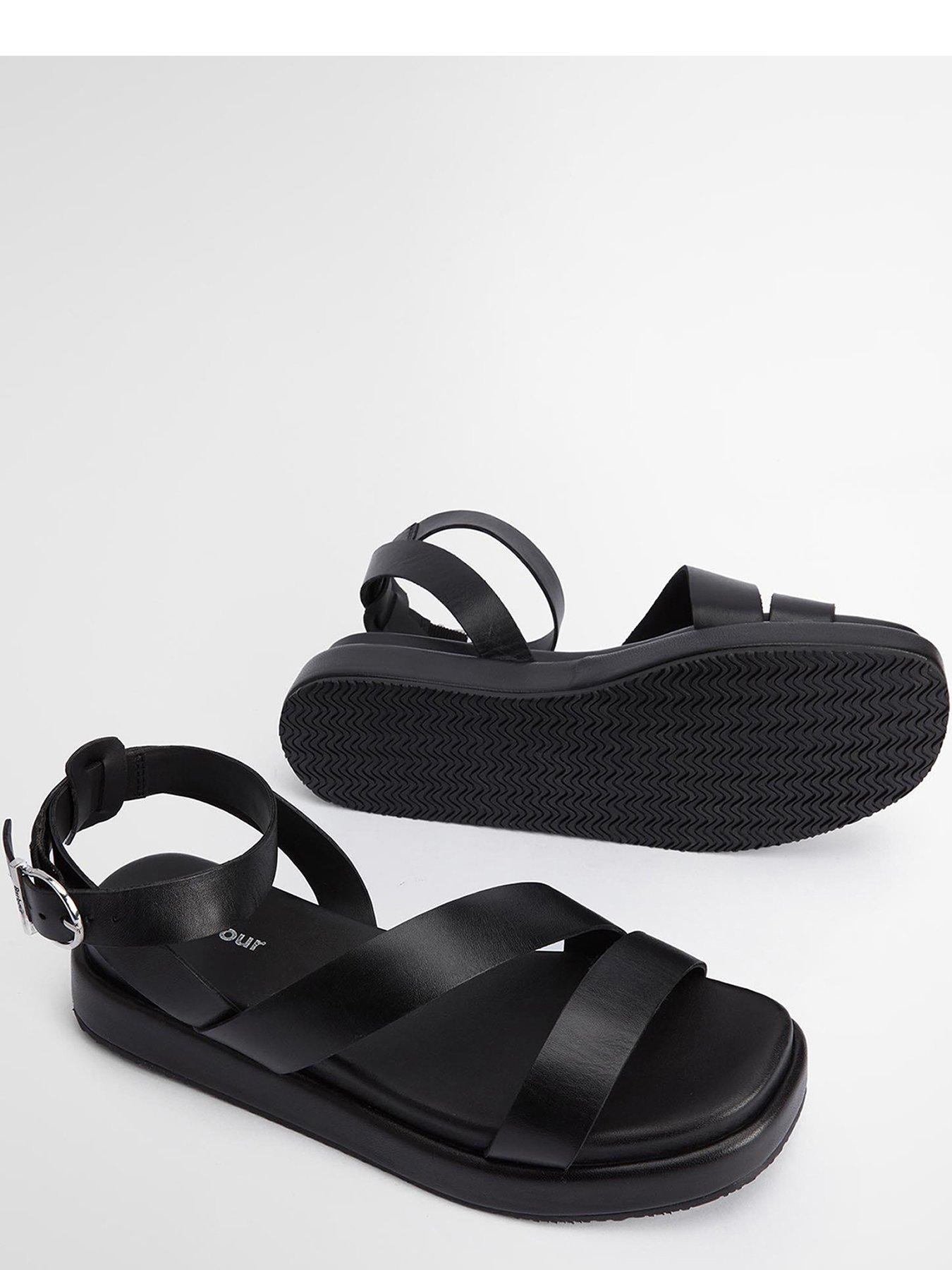barbour-ivy-leather-sandal-blackoutfit