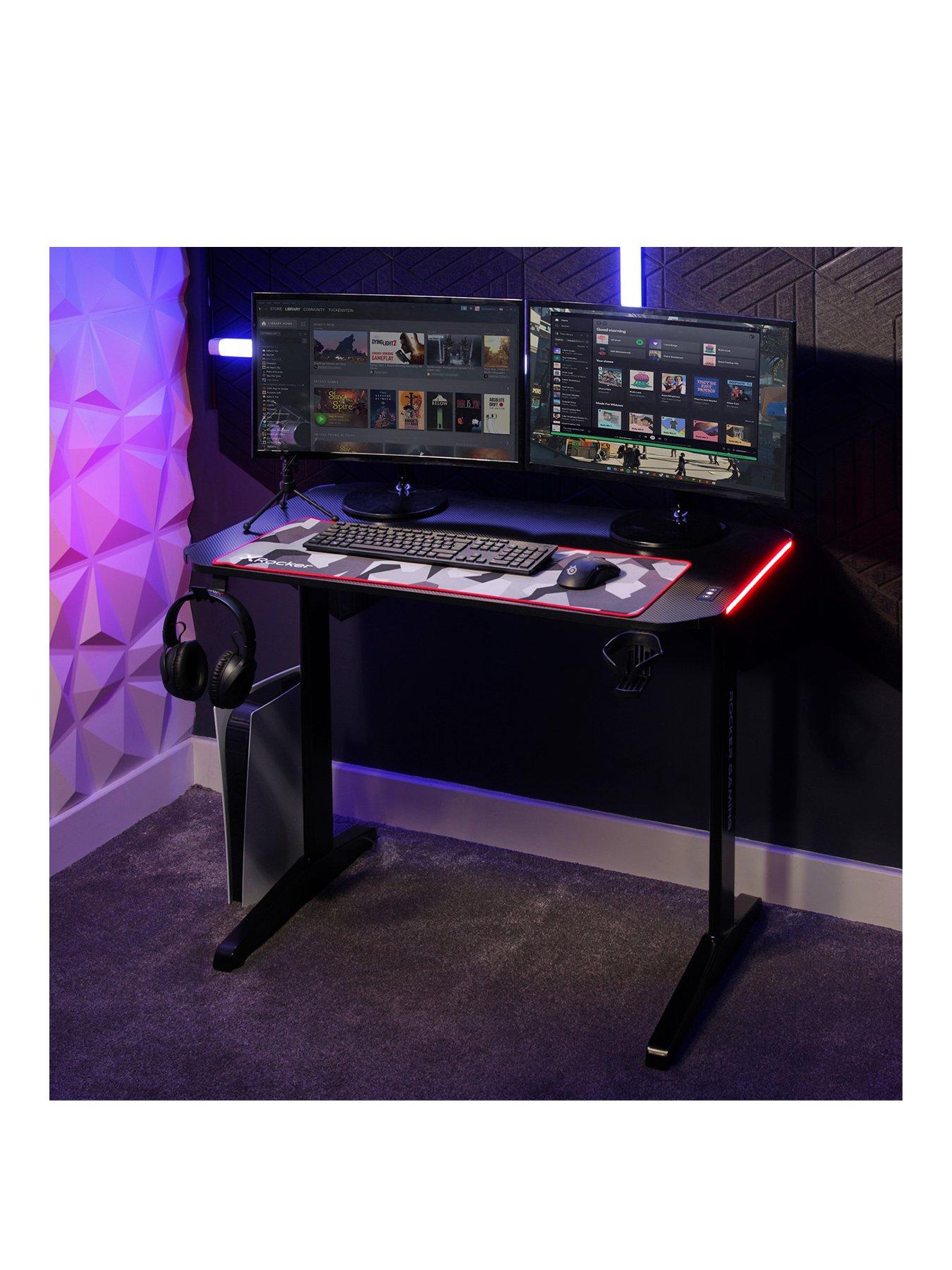 x-rocker-saturn-blue-and-panther-rgb-gaming-desk-bundlestillFront